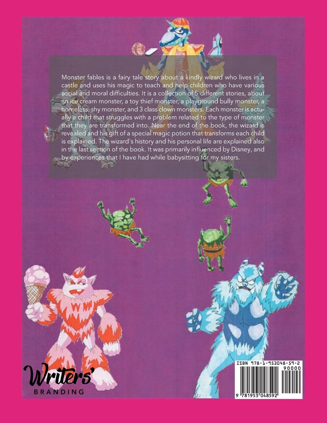 Rückseitencover Monster Fables