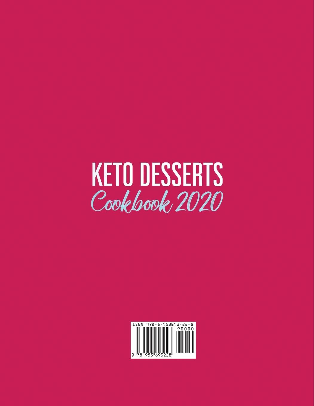 Rückseitencover KETO DESSERTS COOKBOOK 2020