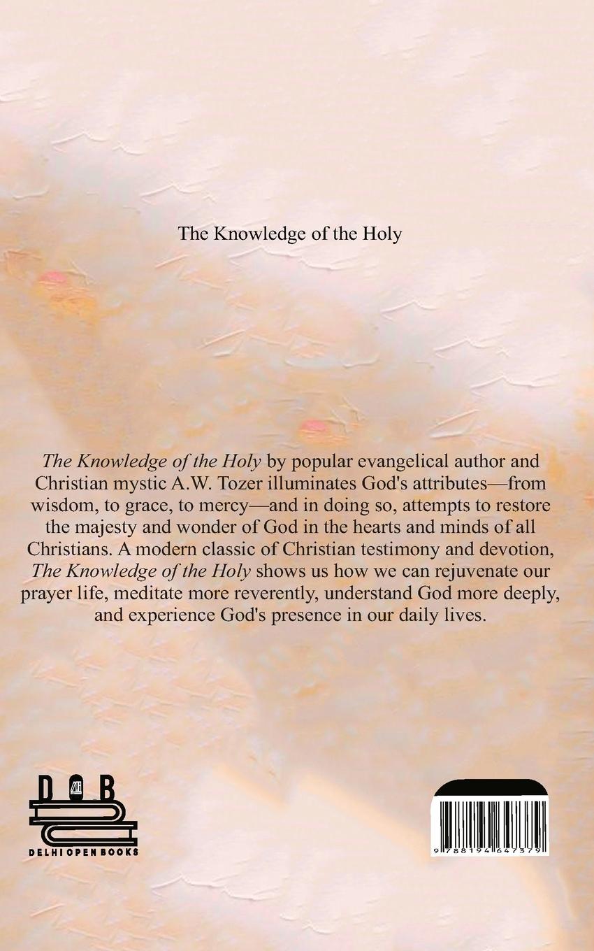 Rückseitencover The Knowledge Of The Holy