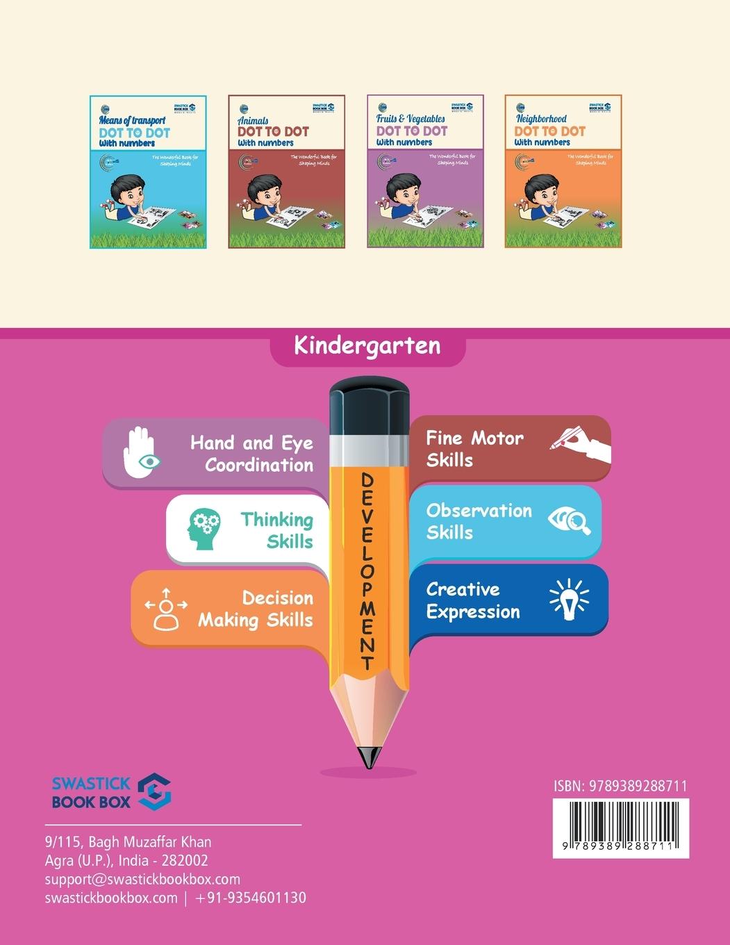 Rückseitencover SBB Flowers Dot to Dot Activity Book