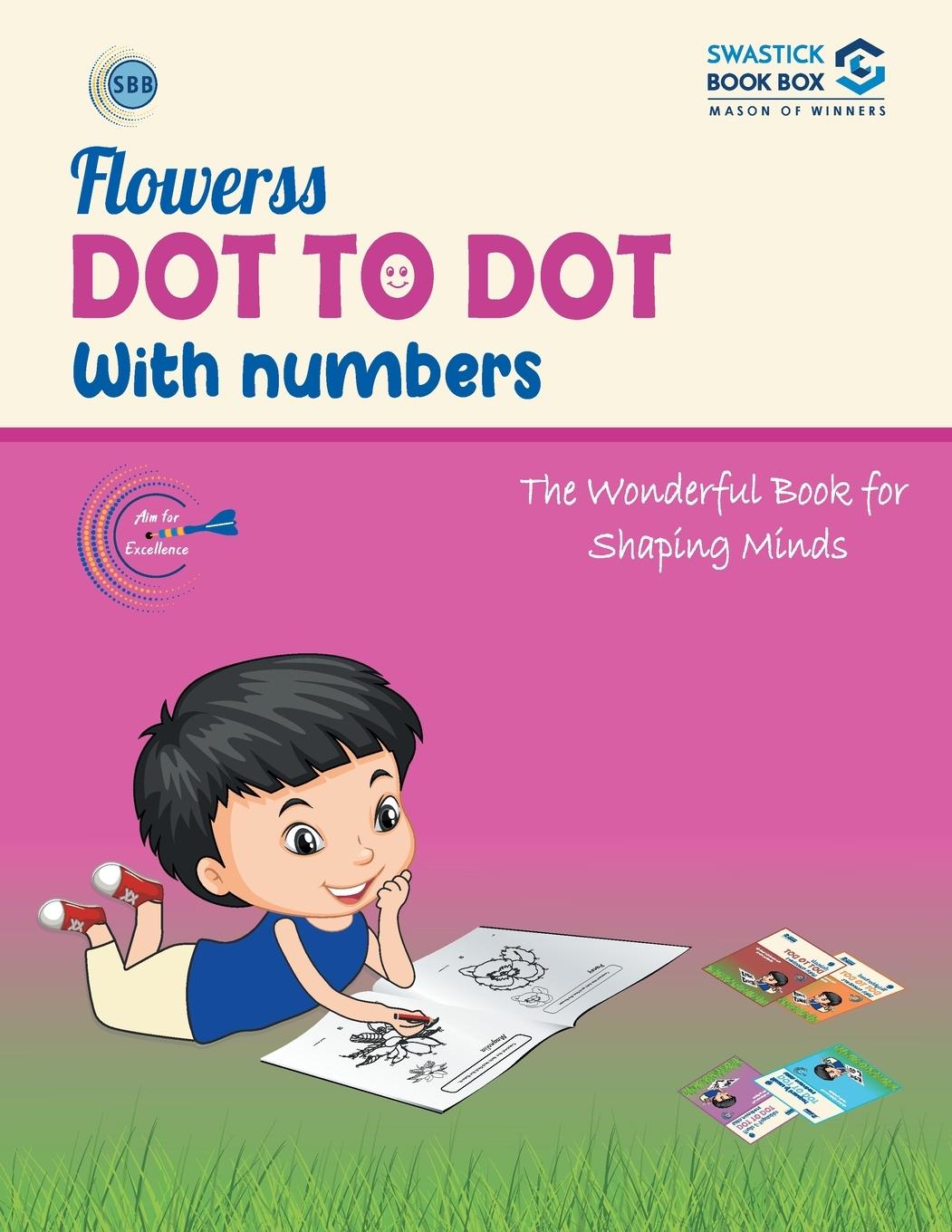 Vorderes Coverbild SBB Flowers Dot to Dot Activity Book
