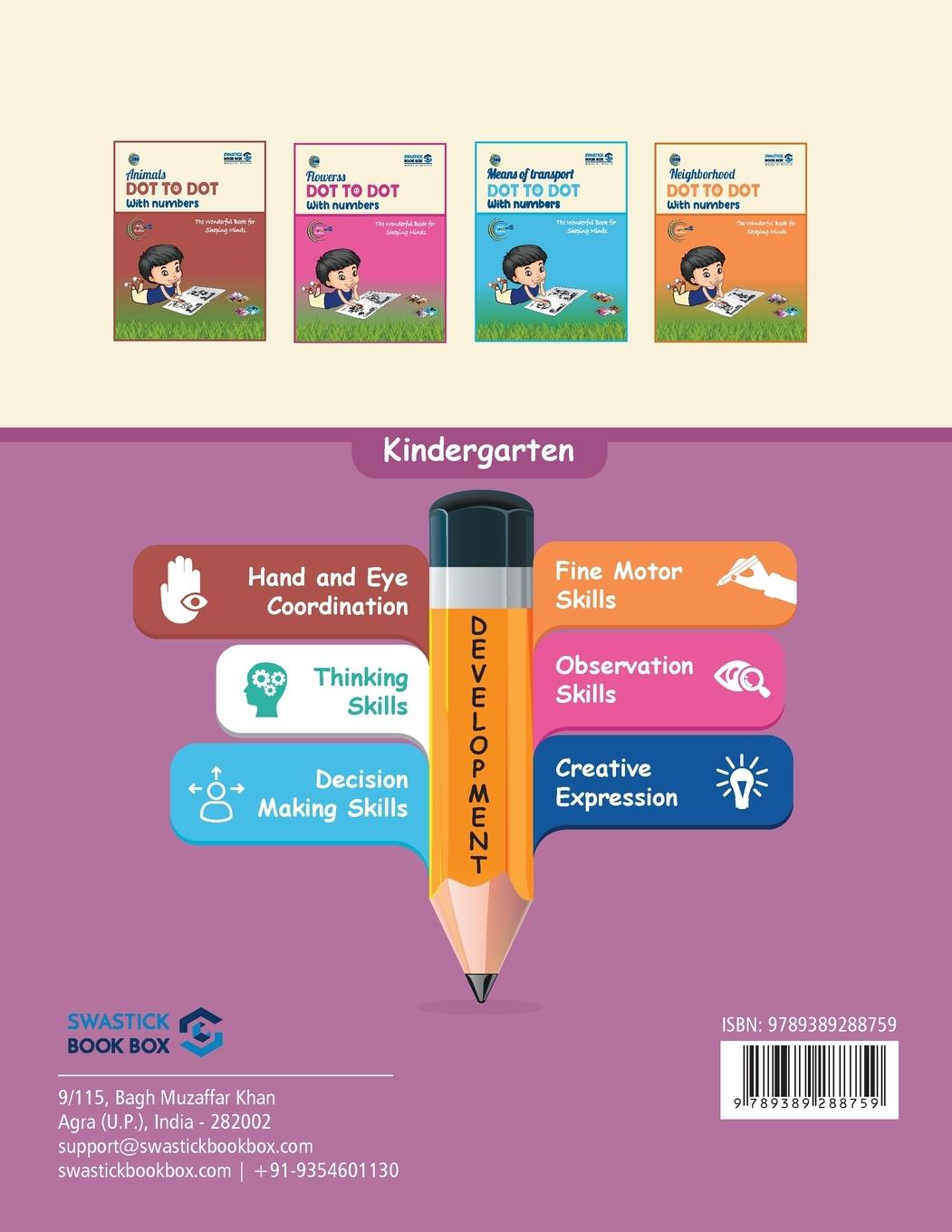 Rückseitencover SBB Fruits and Vegetables Dot to Dot Activity Book