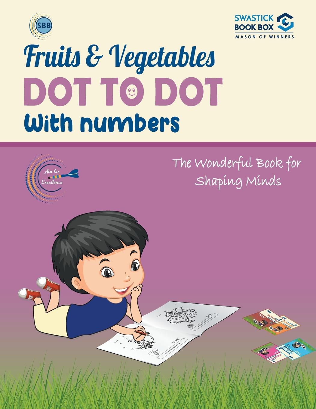 Vorderes Coverbild SBB Fruits and Vegetables Dot to Dot Activity Book