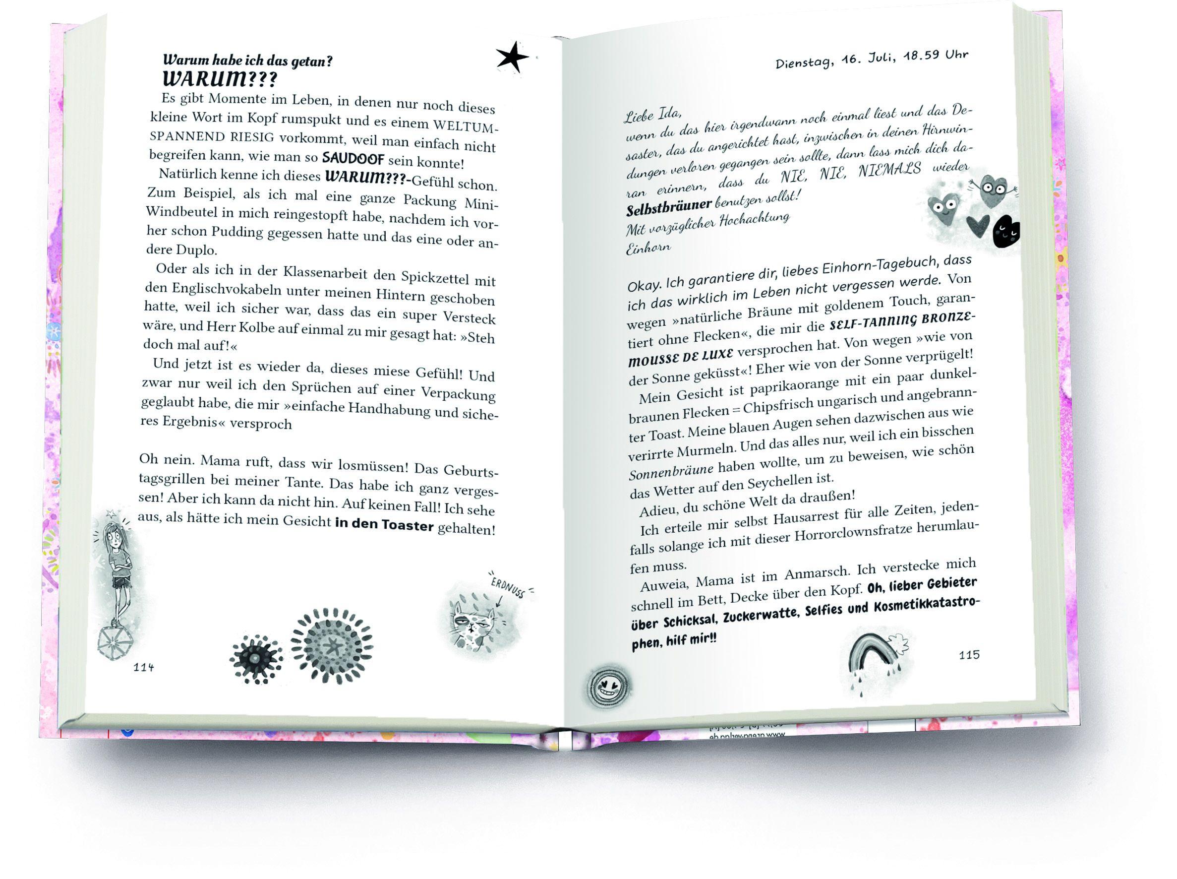 Beispielinhalt (Bild) Ich glaub, es glitzert! Jedes Chaos fängt mal klein an