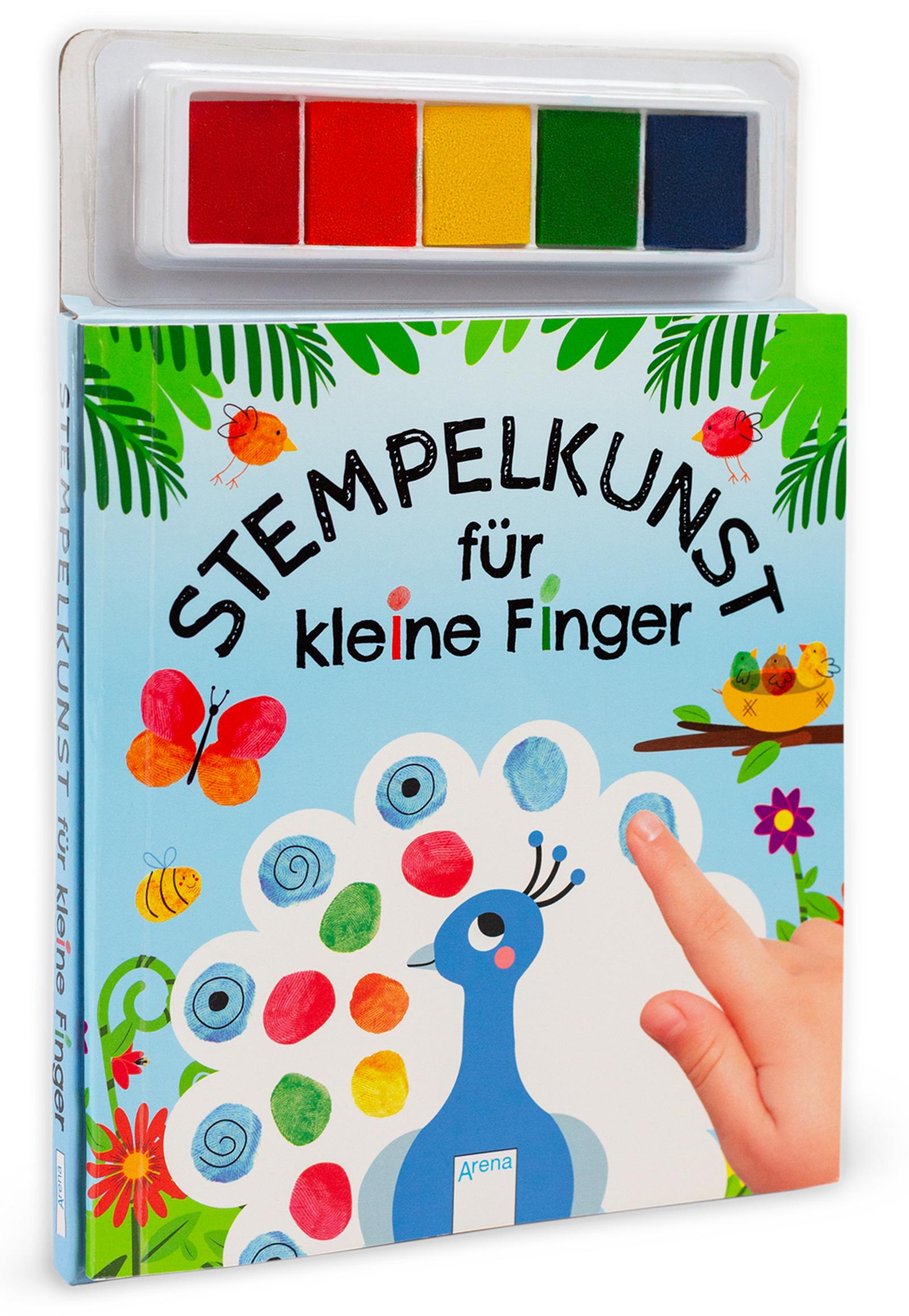 Vorderes Coverbild Stempelkunst für kleine Finger