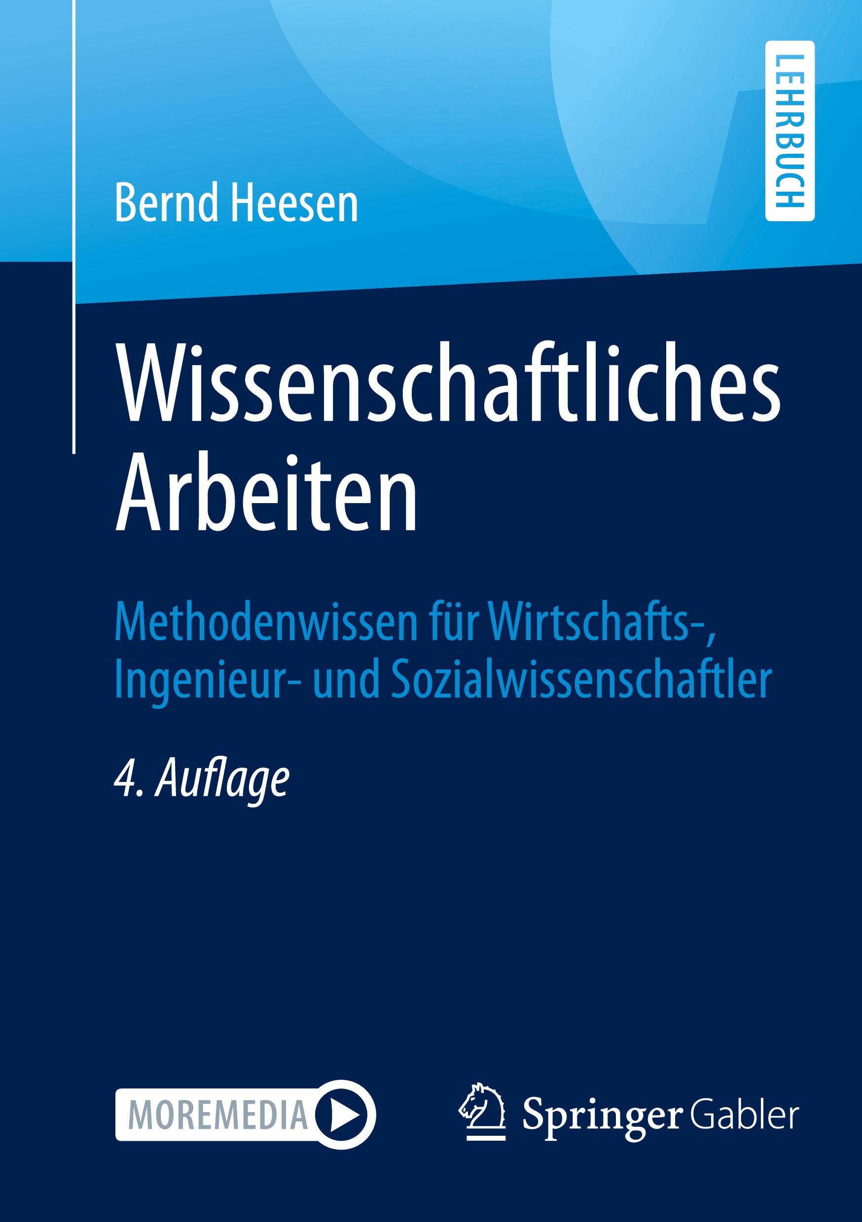 Vorderes Coverbild Wissenschaftliches Arbeiten