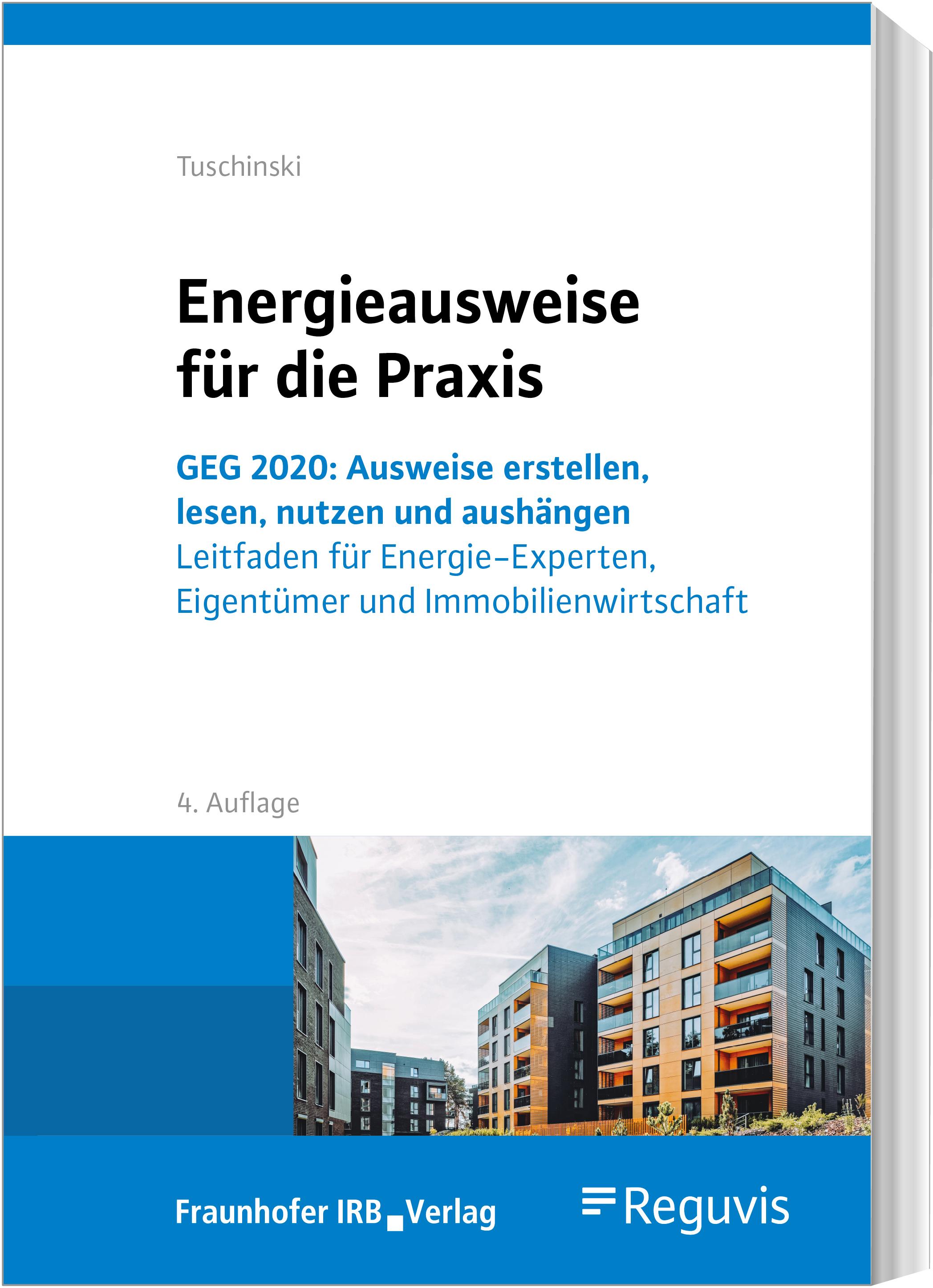 Vorderes Coverbild Energieausweise für die Praxis