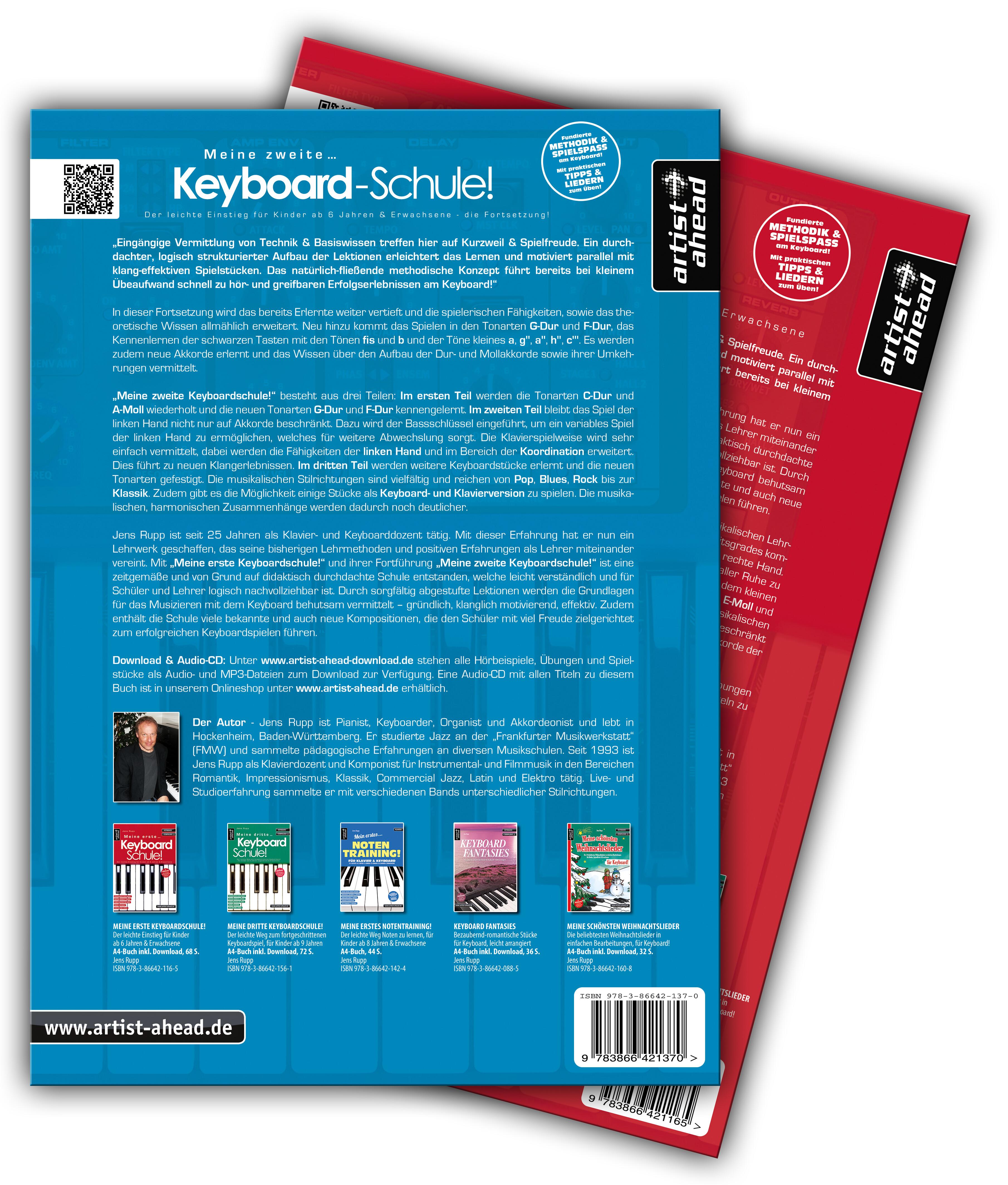 Rückseitencover Meine erste Keyboardschule & Meine zweite Keyboardschule im Set!