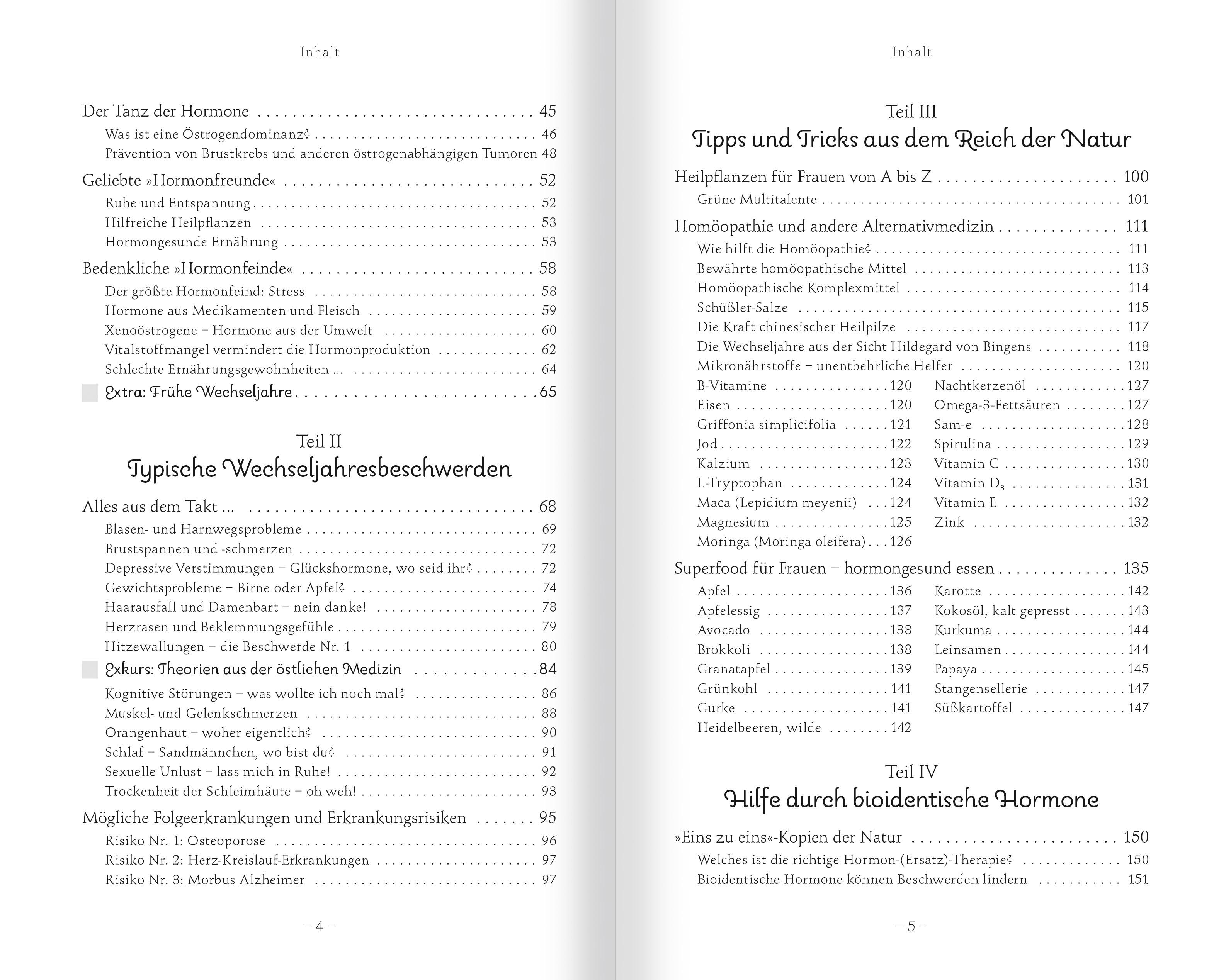 Beispielinhalt (Bild) Meno-Balance. Mit gutem Gefühl durch die Wechseljahre