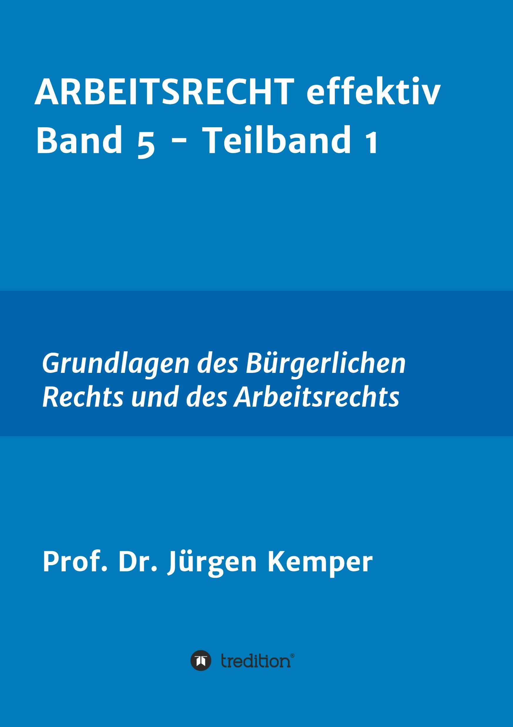 Vorderes Coverbild ARBEITSRECHT effektiv Band 5 - Teilband 1