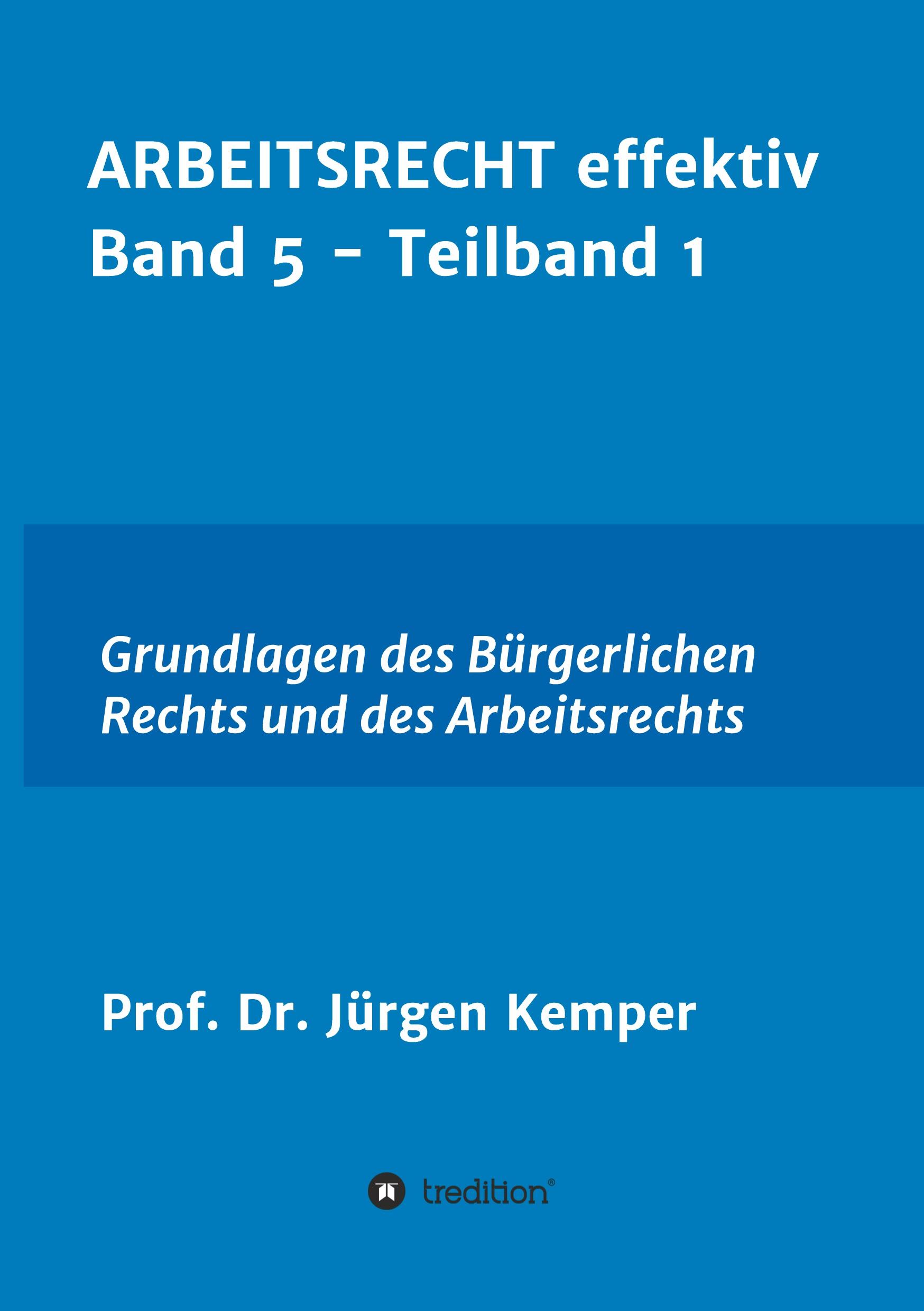 Vorderes Coverbild ARBEITSRECHT effektiv Band 5 - Teilband 1