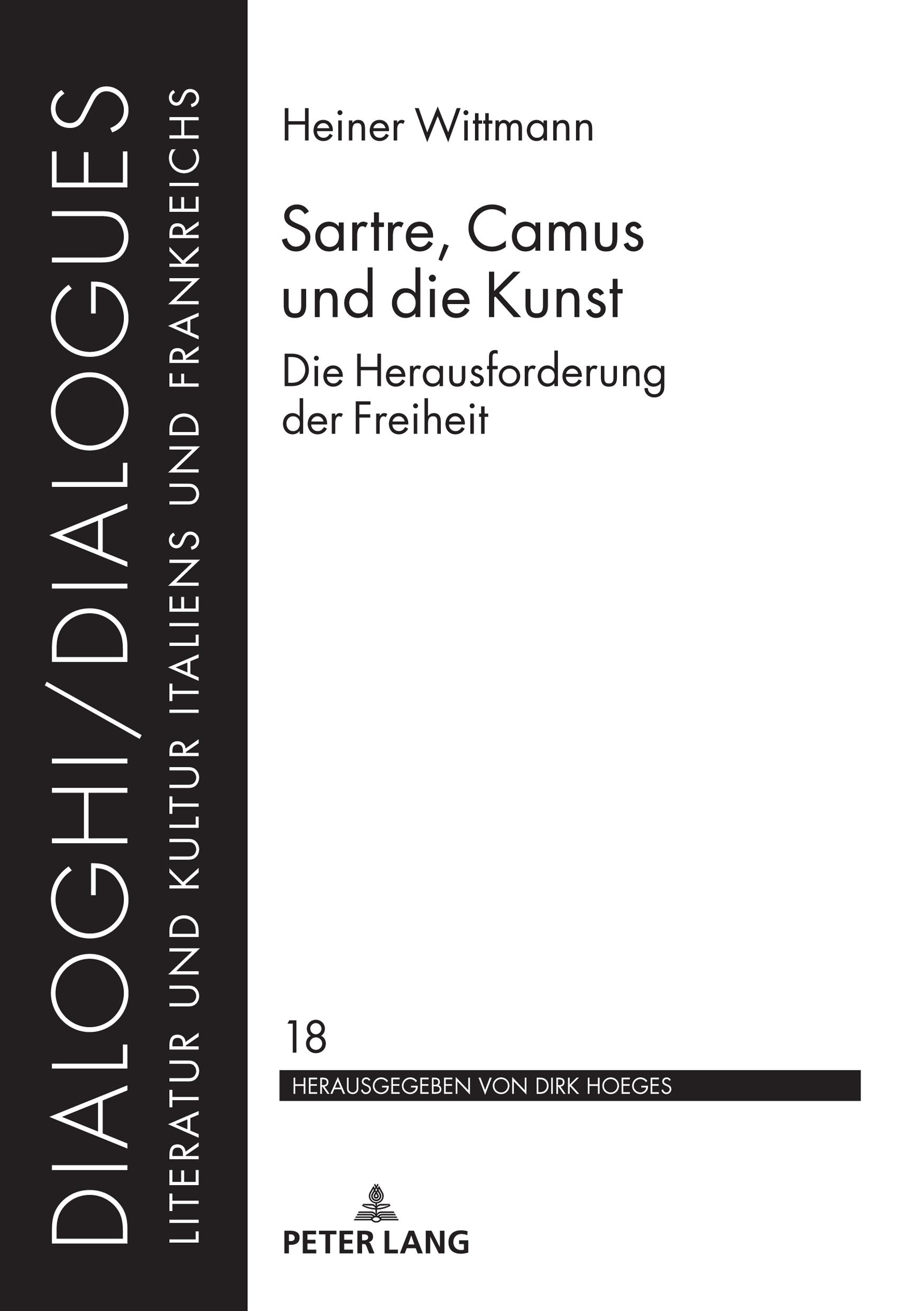 Vorderes Coverbild Sartre, Camus und die Kunst