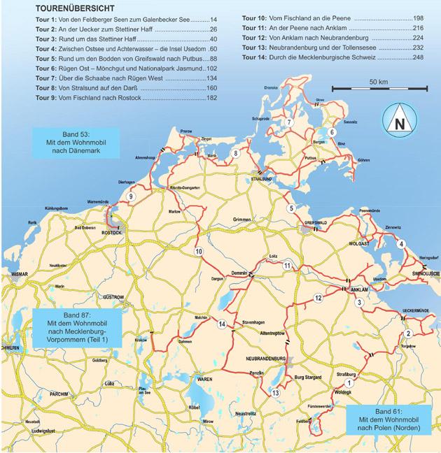 Beispielinhalt (Bild) Mit dem Wohnmobil nach Mecklenburg-Vorpommern. Teil 2: Vorpommern mit den Inseln Rügen und Usedom