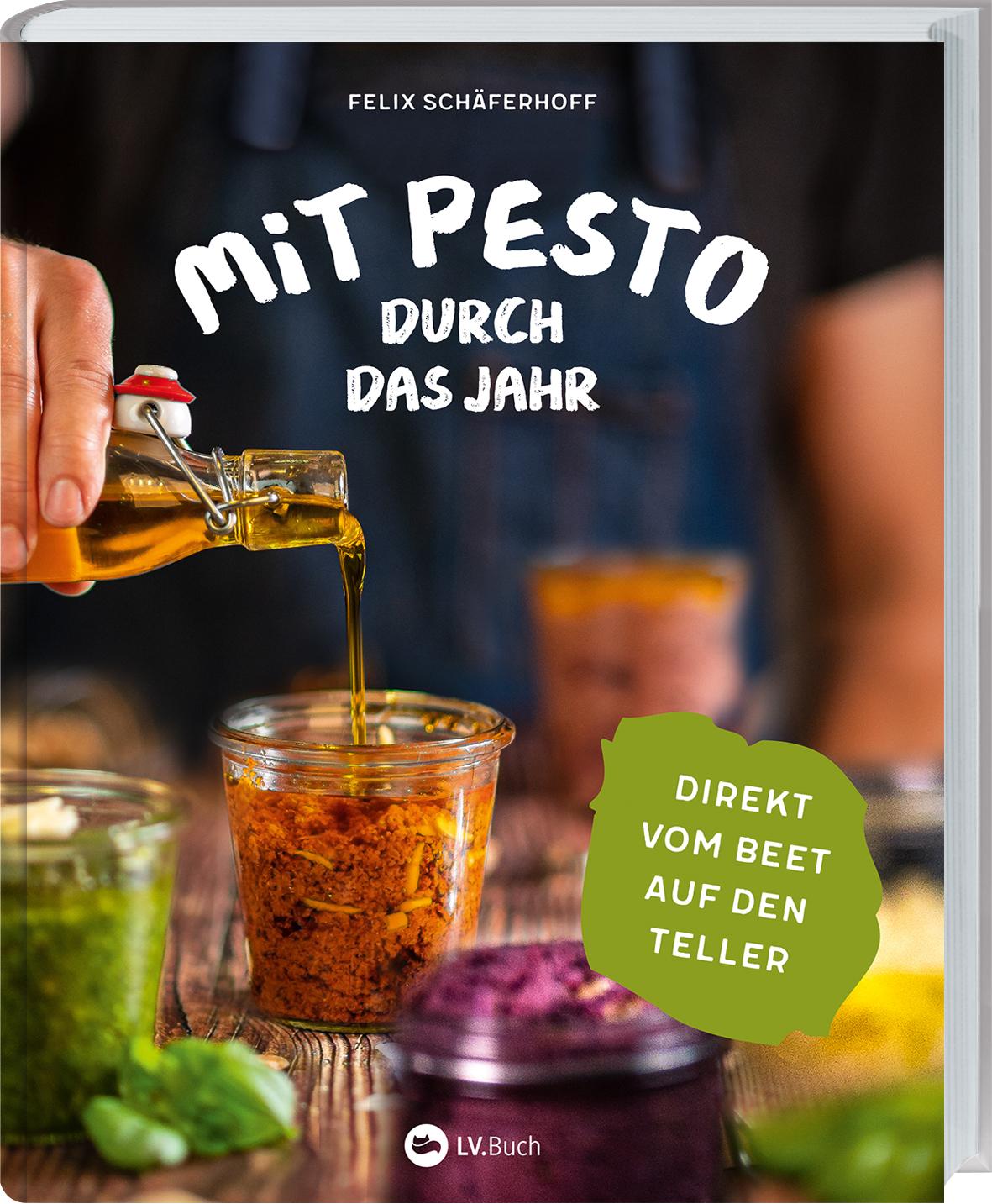 Vorderes Coverbild Mit Pesto durch das Jahr