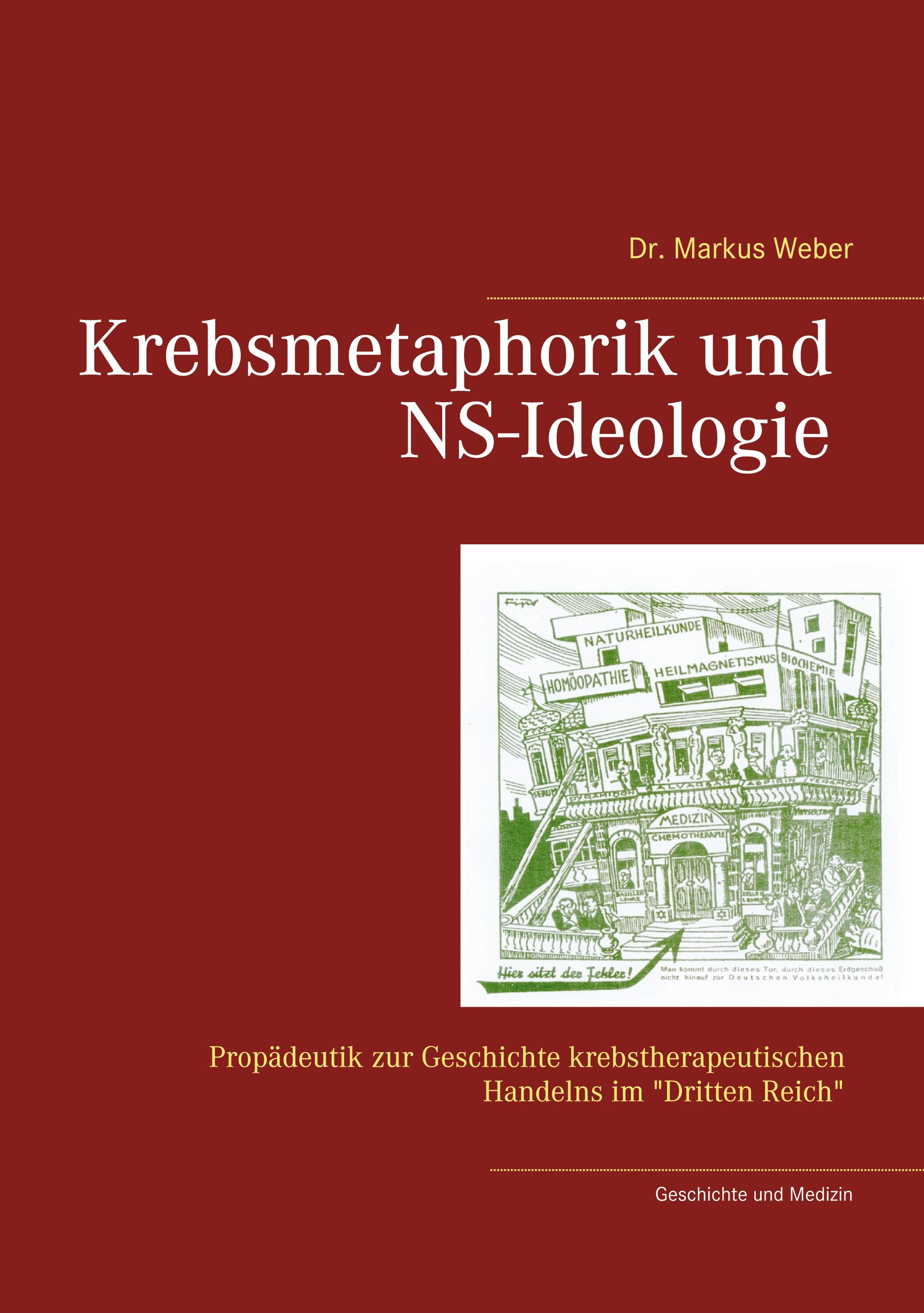 Vorderes Coverbild Krebsmetaphorik und NS-Ideologie