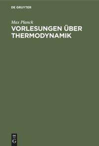 Vorderes Coverbild Vorlesungen über Thermodynamik