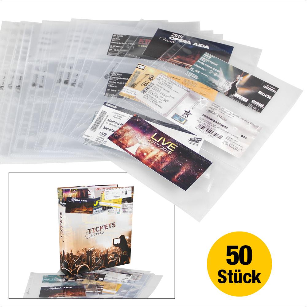 Vorderes Coverbild 50 Ersatzblätter für Eintrittskarten