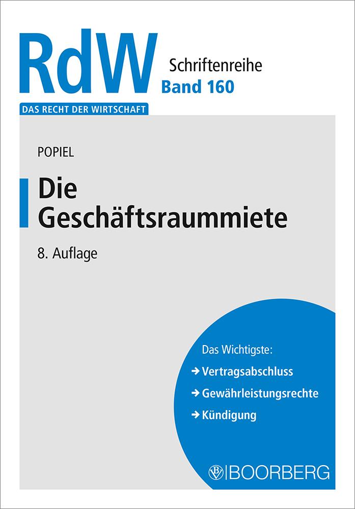 Vorderes Coverbild Die Geschäftsraummiete