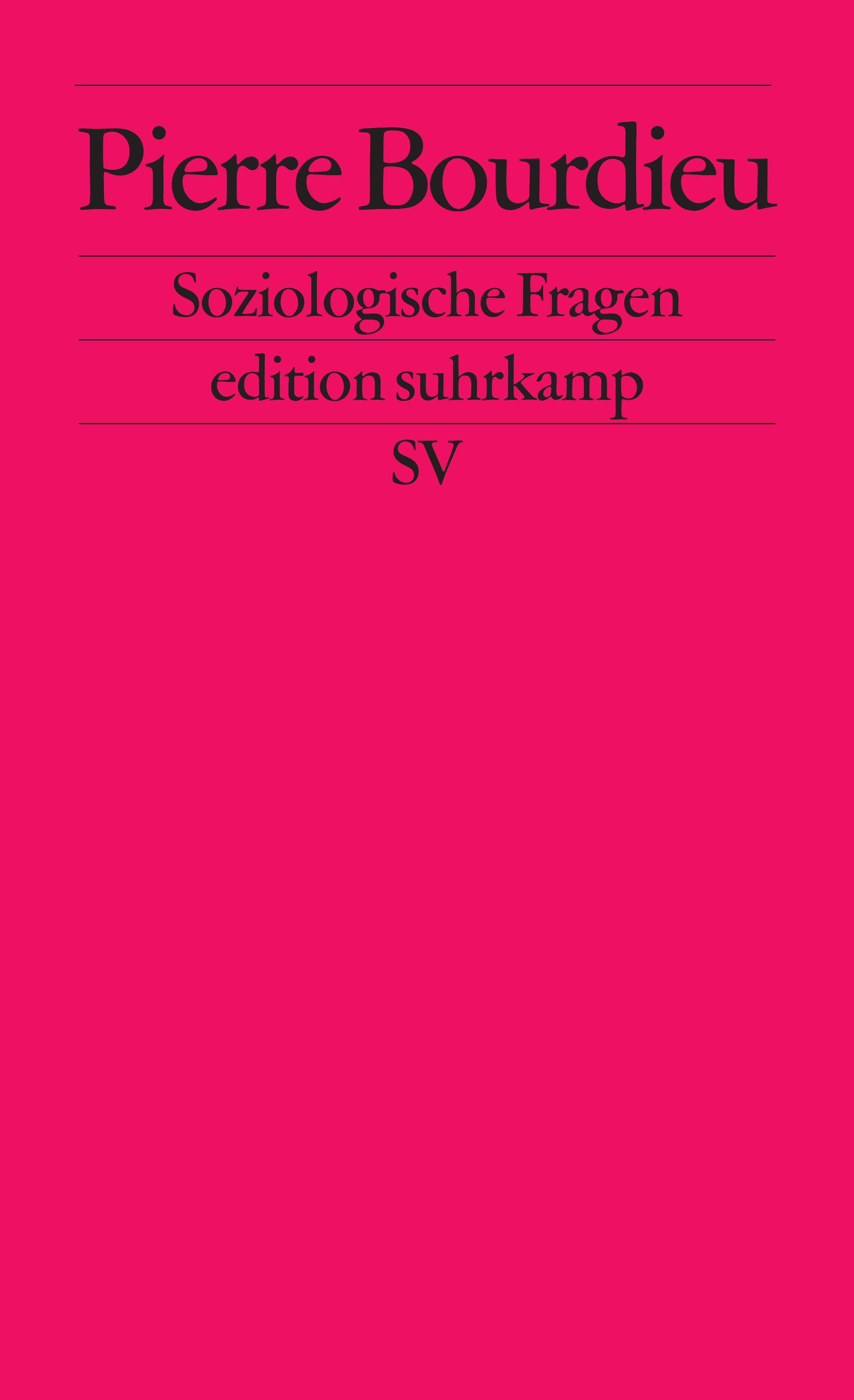 Vorderes Coverbild Soziologische Fragen