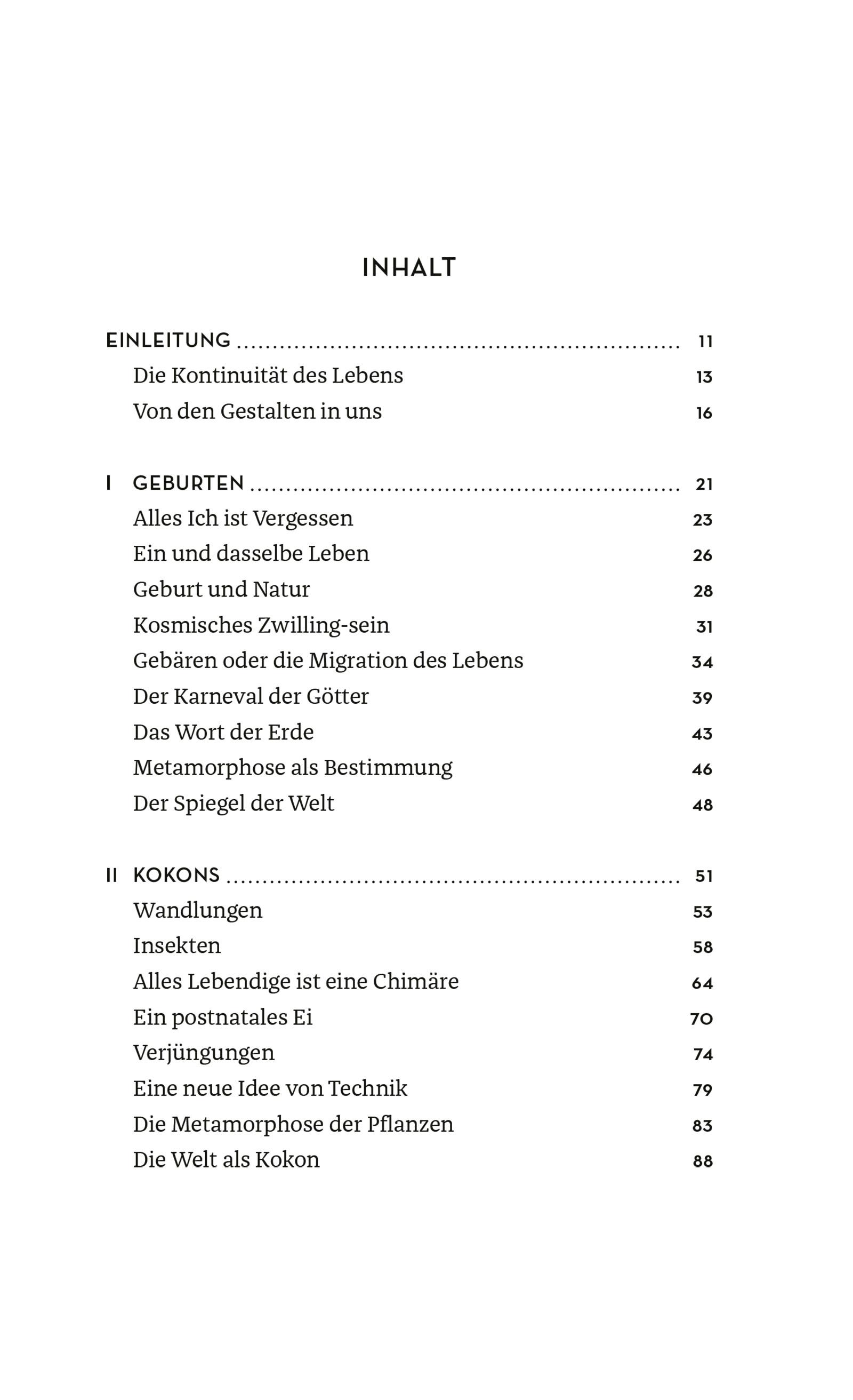 Beispielinhalt (Bild) Metamorphosen