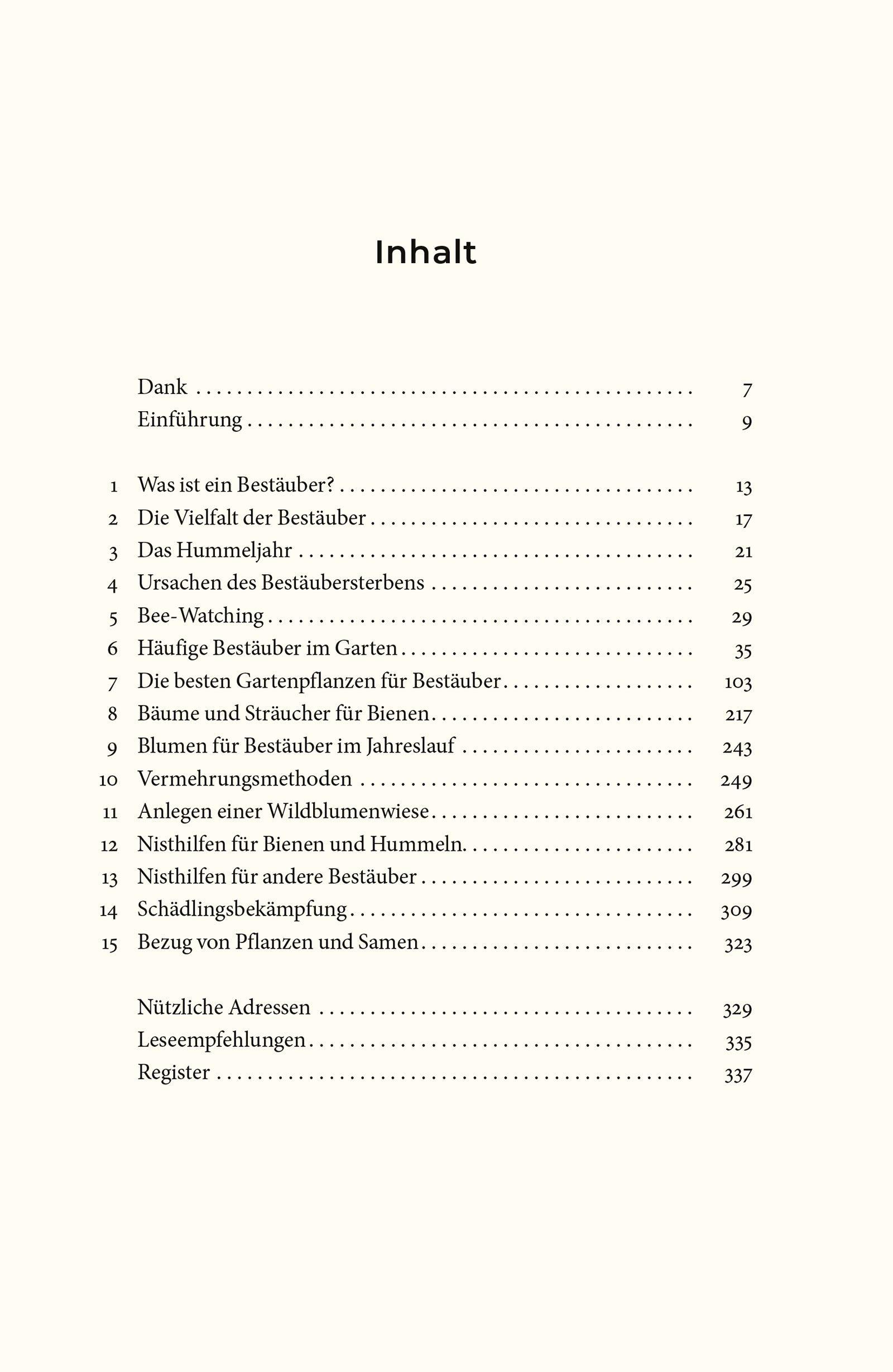 Beispielinhalt (Bild) Bienenweide und Hummelparadies