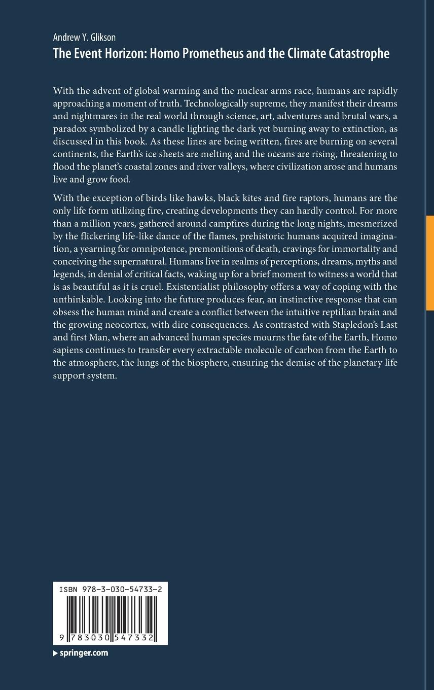 Rückseitencover The Event Horizon: Homo Prometheus and the Climate Catastrophe