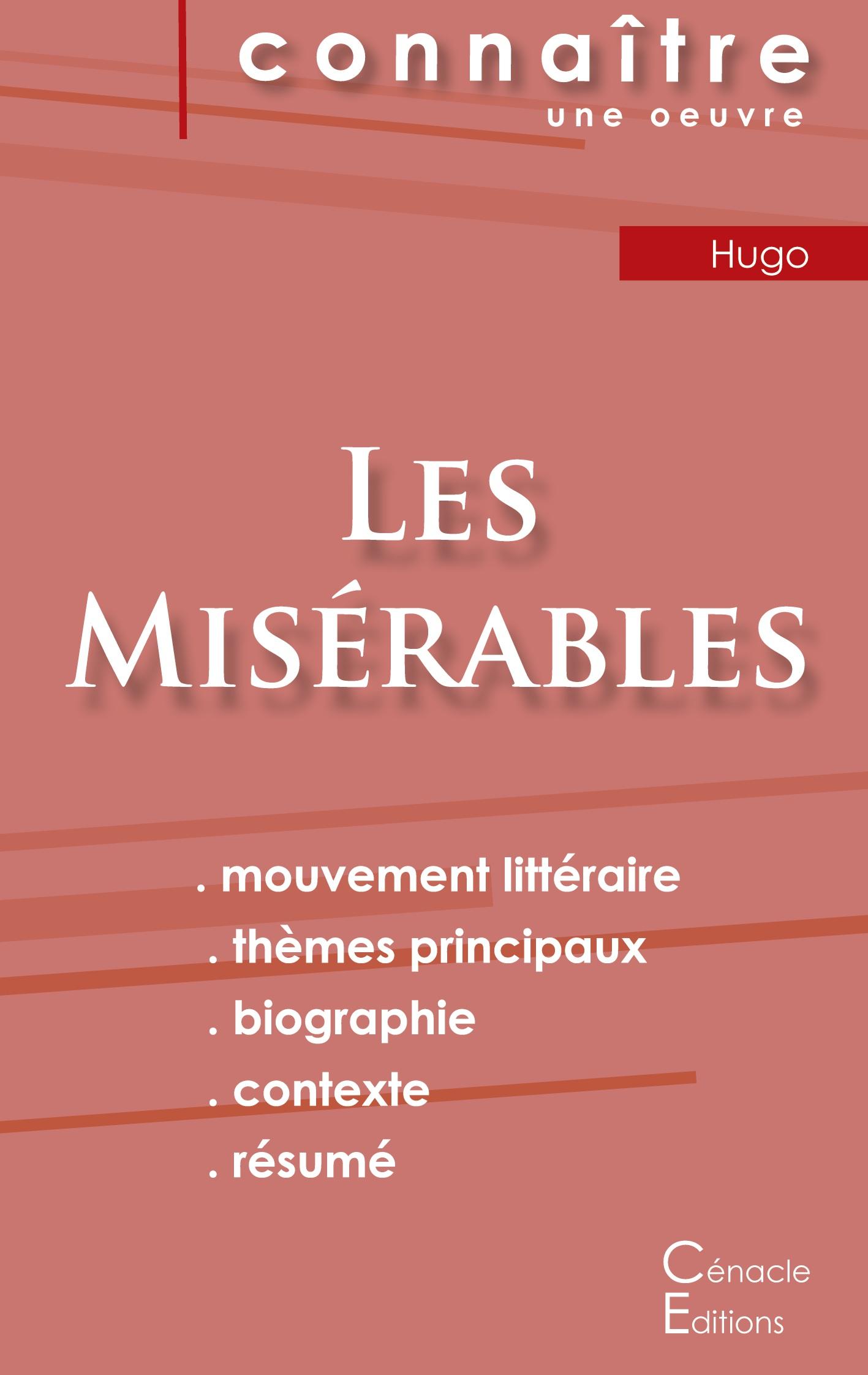 Vorderes Coverbild Fiche de lecture Les Misérables de Victor Hugo (analyse littéraire de référence et résumé complet)