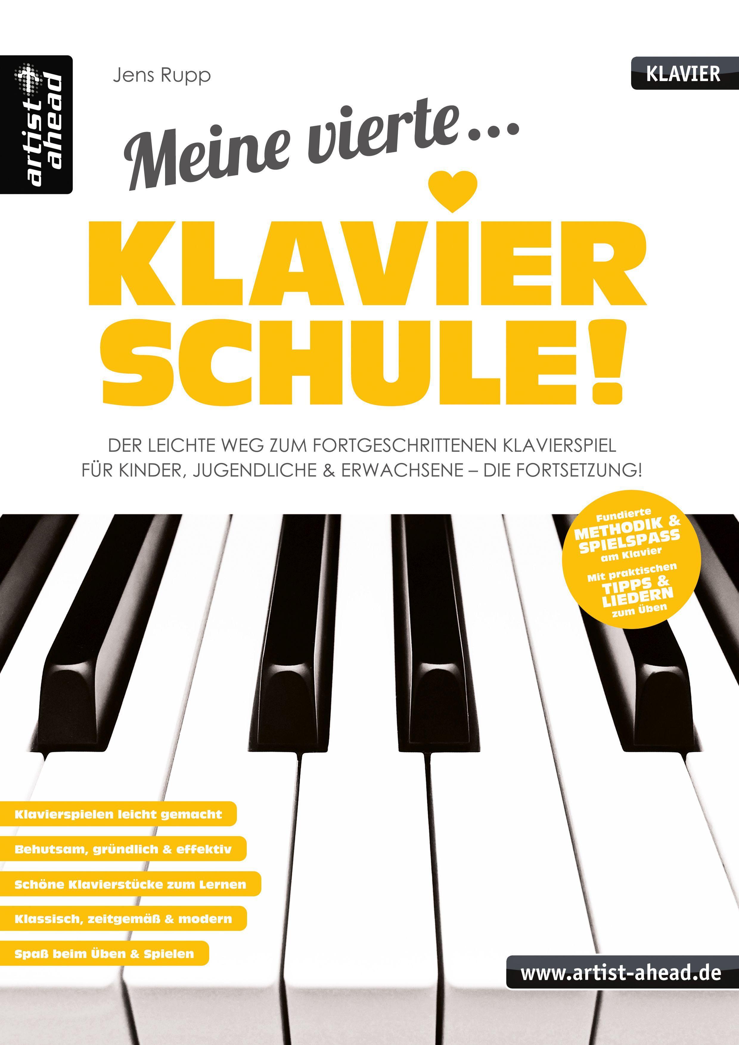 Vorderes Coverbild Meine vierte Klavierschule!