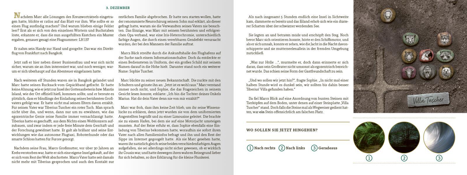 Beispielinhalt (Bild) Escape Room. Die dunkle Insel