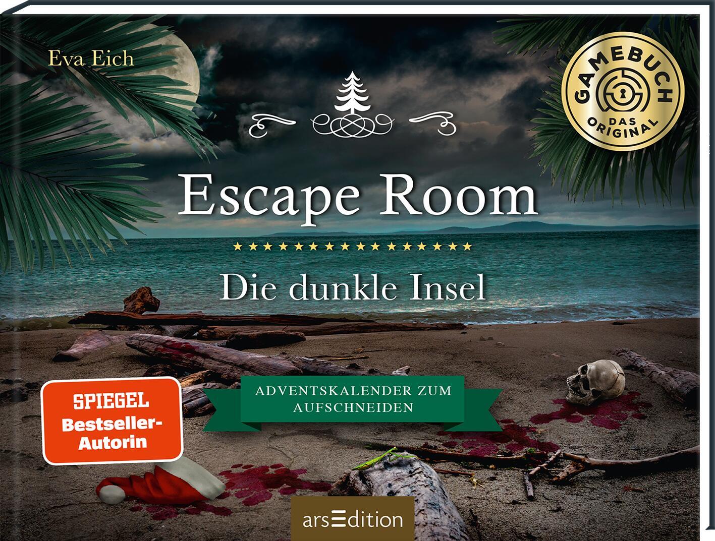 Vorderes Coverbild Escape Room. Die dunkle Insel