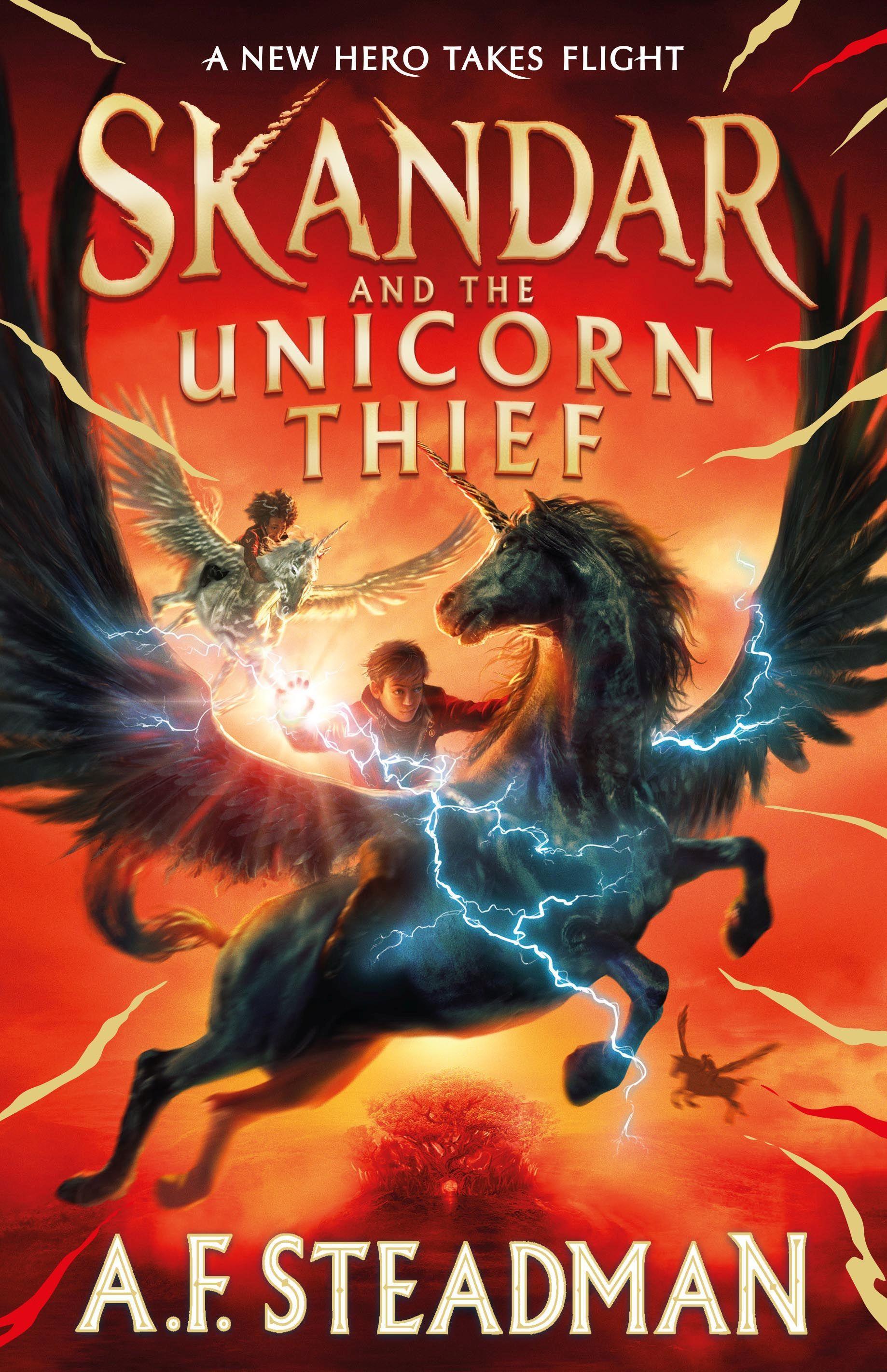 Vorderes Coverbild Skandar and the Unicorn Thief 01