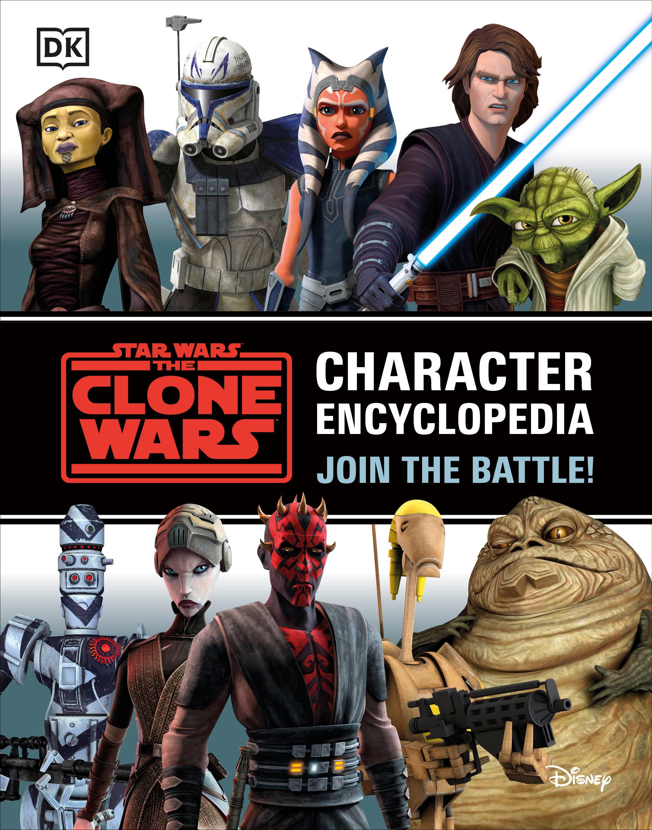 Vorderes Coverbild Star Wars the Clone Wars Character Encyclopedia