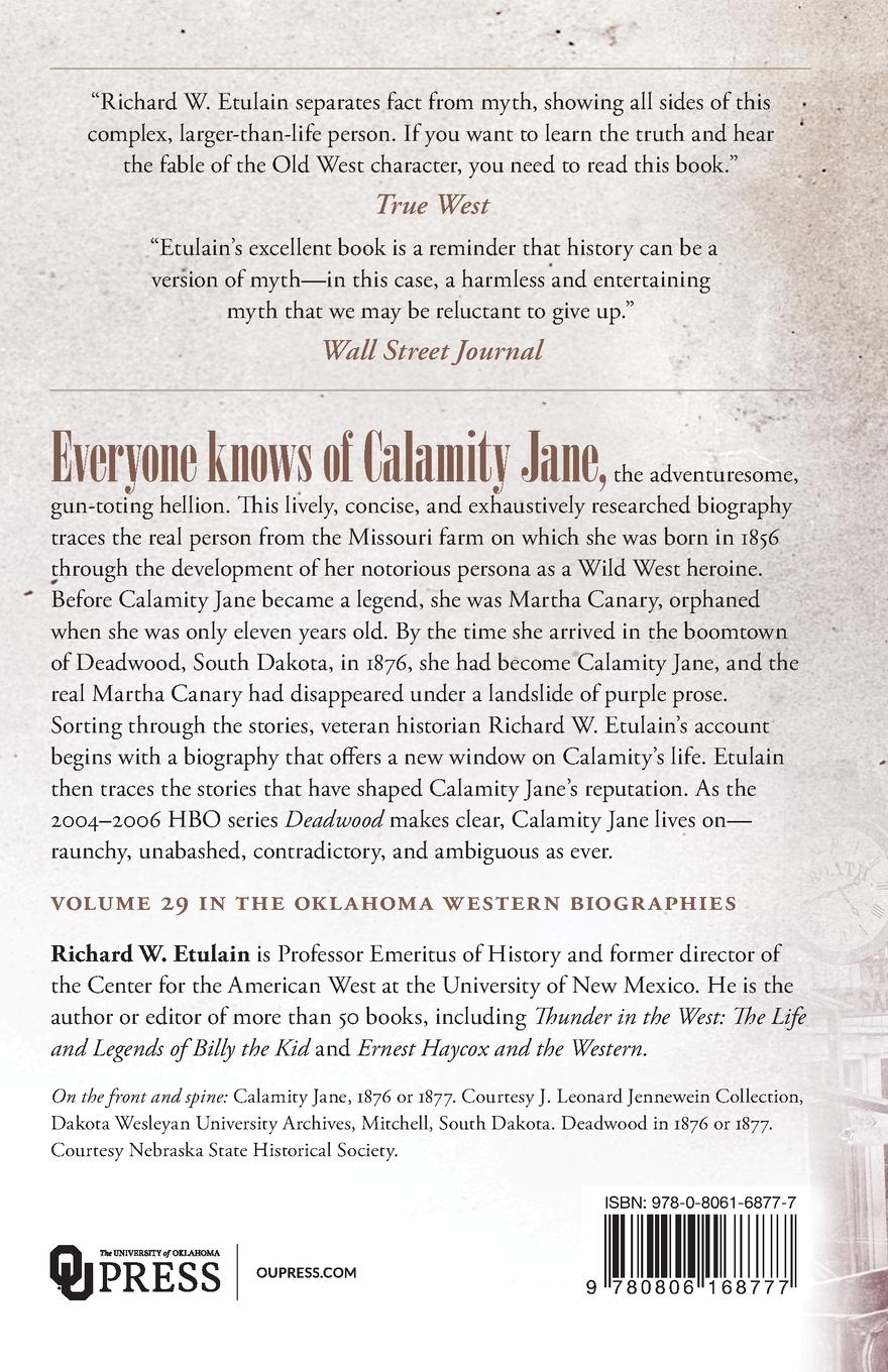 Rückseitencover The Life and Legends of Calamity Jane