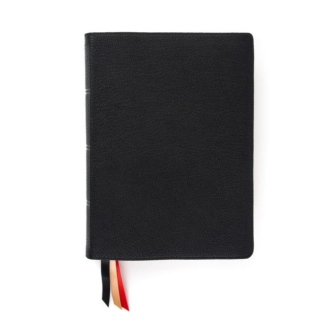 Vorderes Coverbild CSB Ancient Faith Study Bible, Holman Handcrafted Collection, Premium Black Goatskin