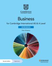 Vorderes Coverbild Cambridge International as & a Level Business Workbook with Digital Access (2 Years)