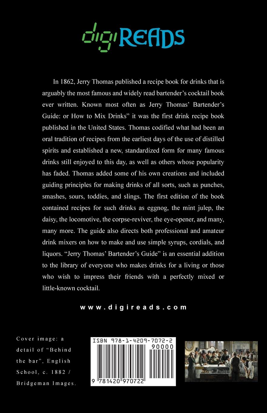 Rückseitencover Jerry Thomas' Bartender's Guide