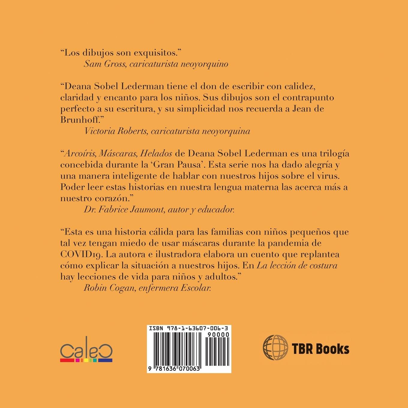 Rückseitencover La lección de costura