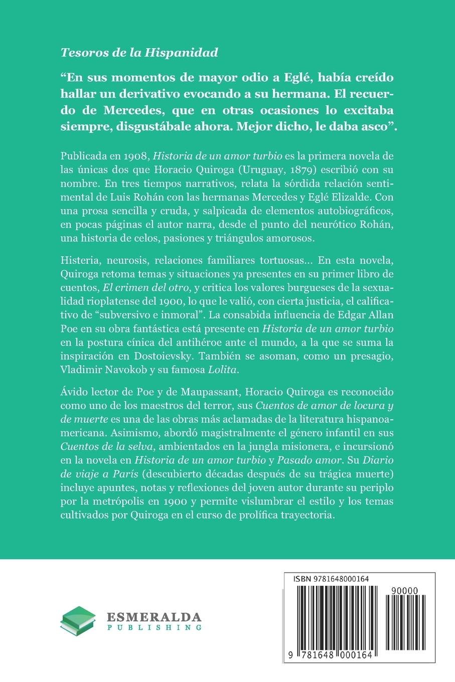 Rückseitencover Historia de un amor turbio