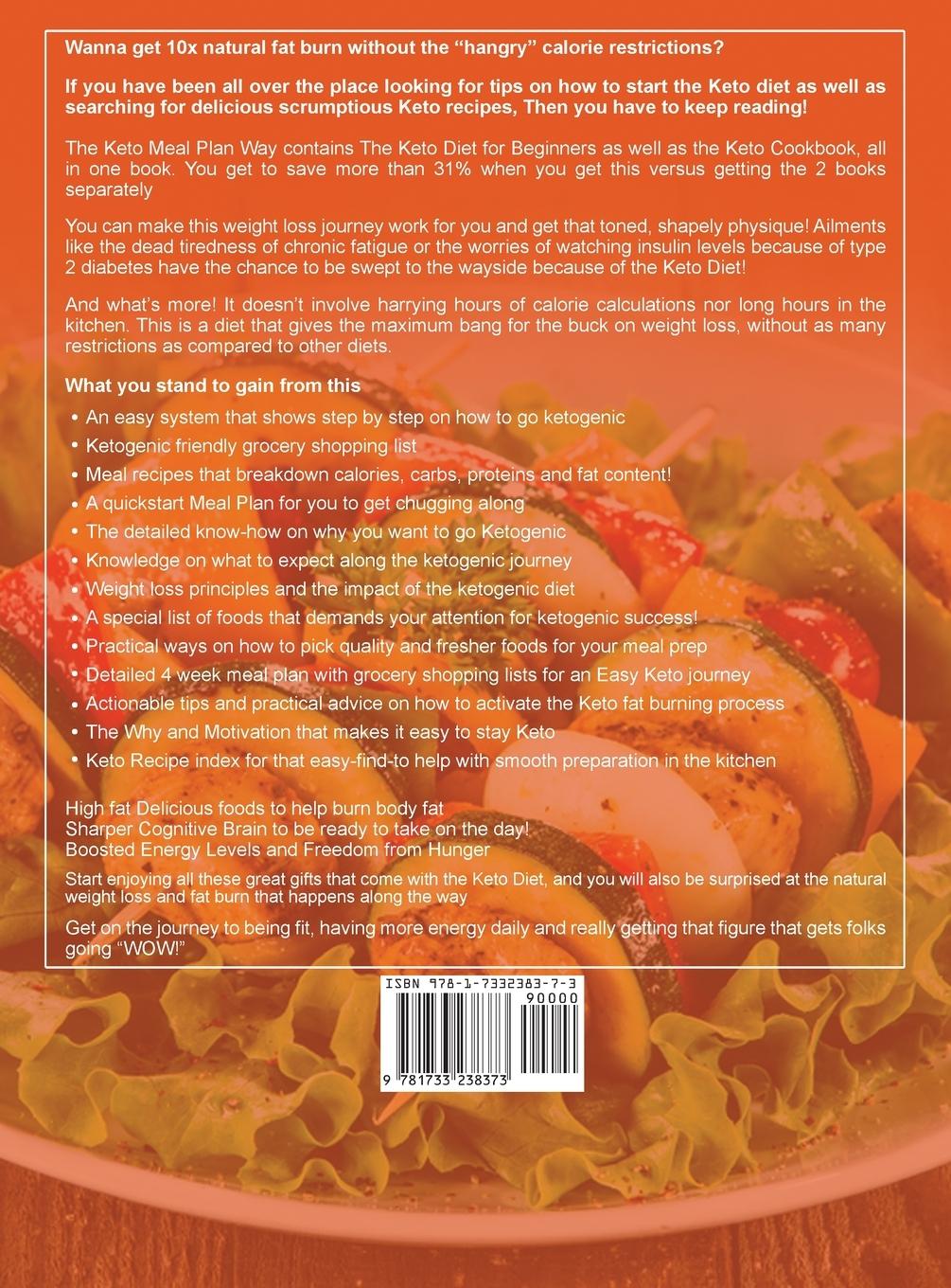 Rückseitencover The Keto Meal Plan Way To 10x Fat Burn