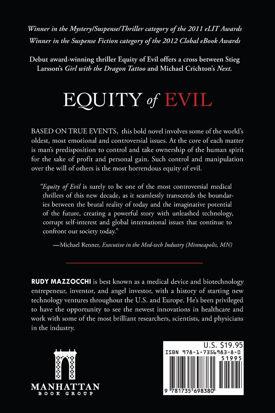 Rückseitencover Equity of Evil