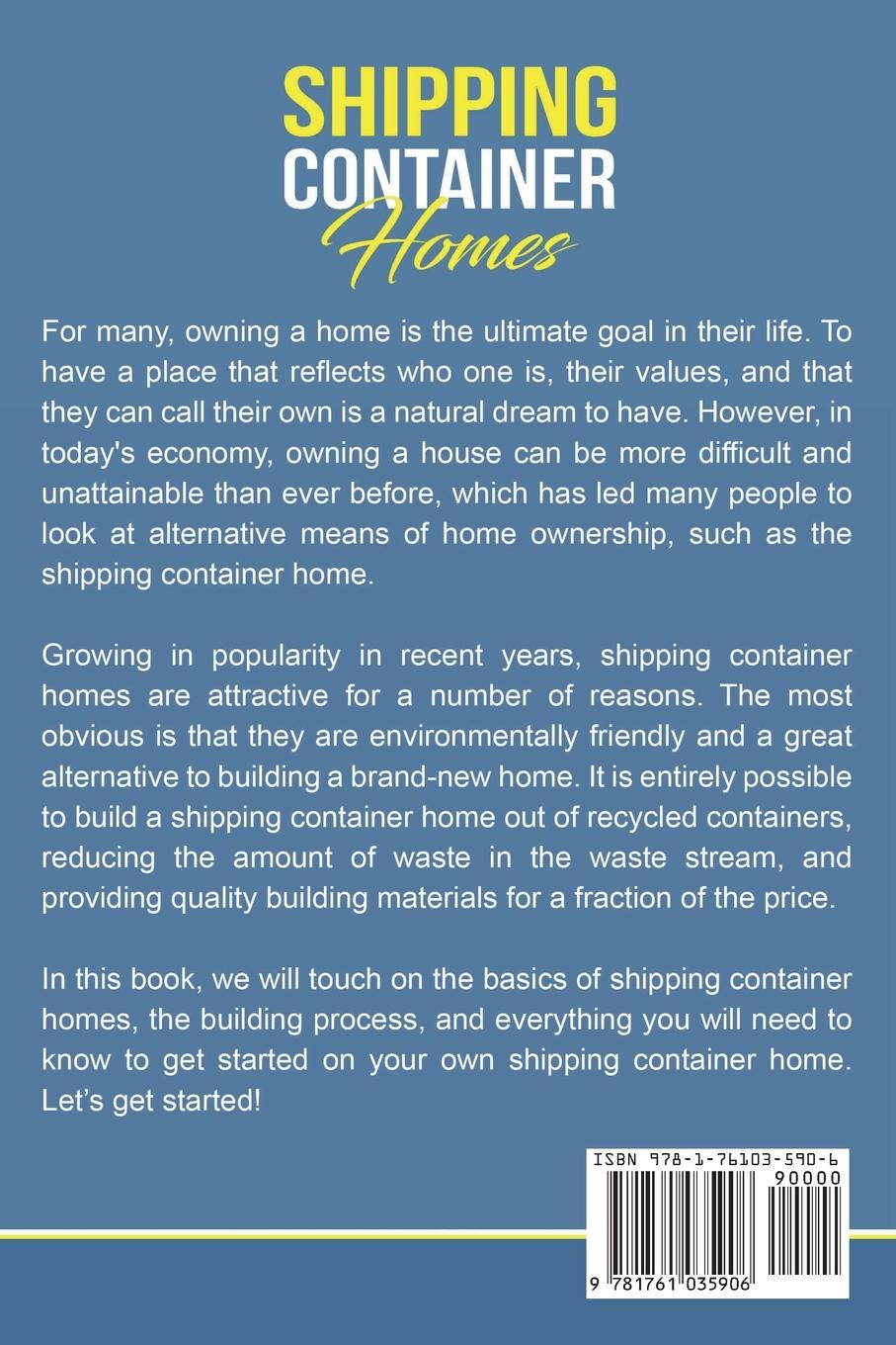 Rückseitencover Shipping Container Homes