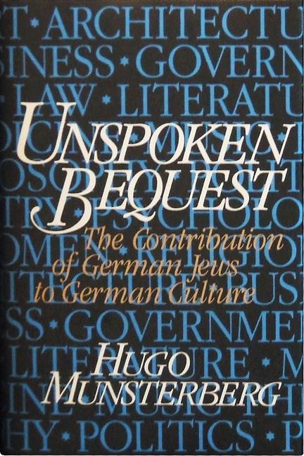 Vorderes Coverbild Unspoken Bequest
