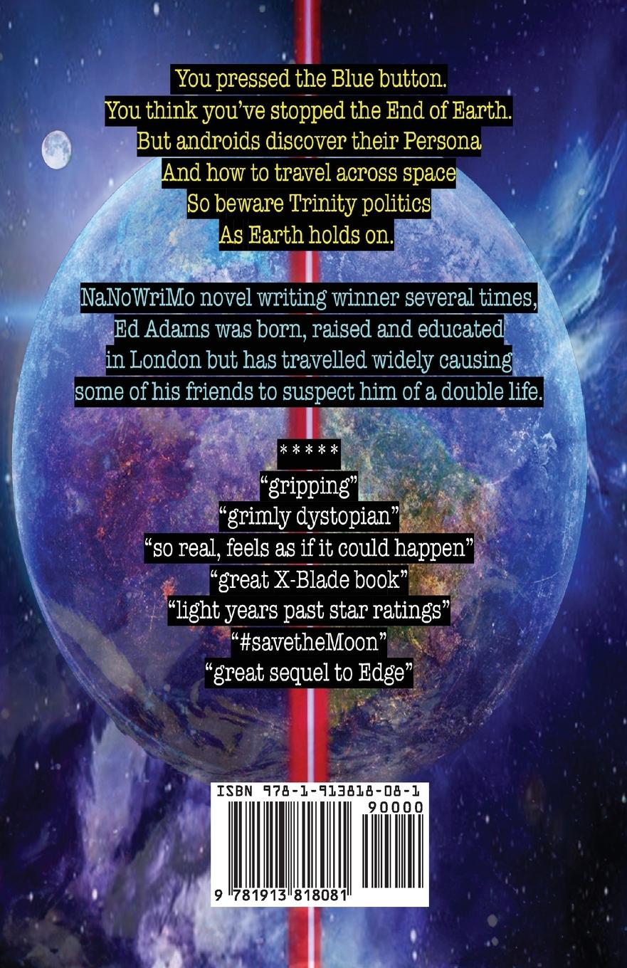 Rückseitencover Edge, Blue