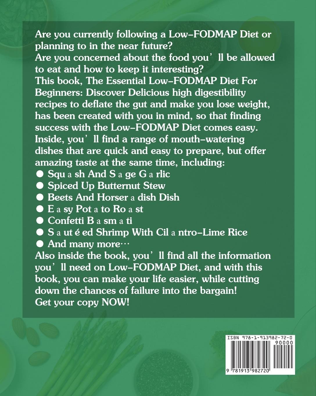 Rückseitencover The Essential Low-FODMAP Diet For Beginners