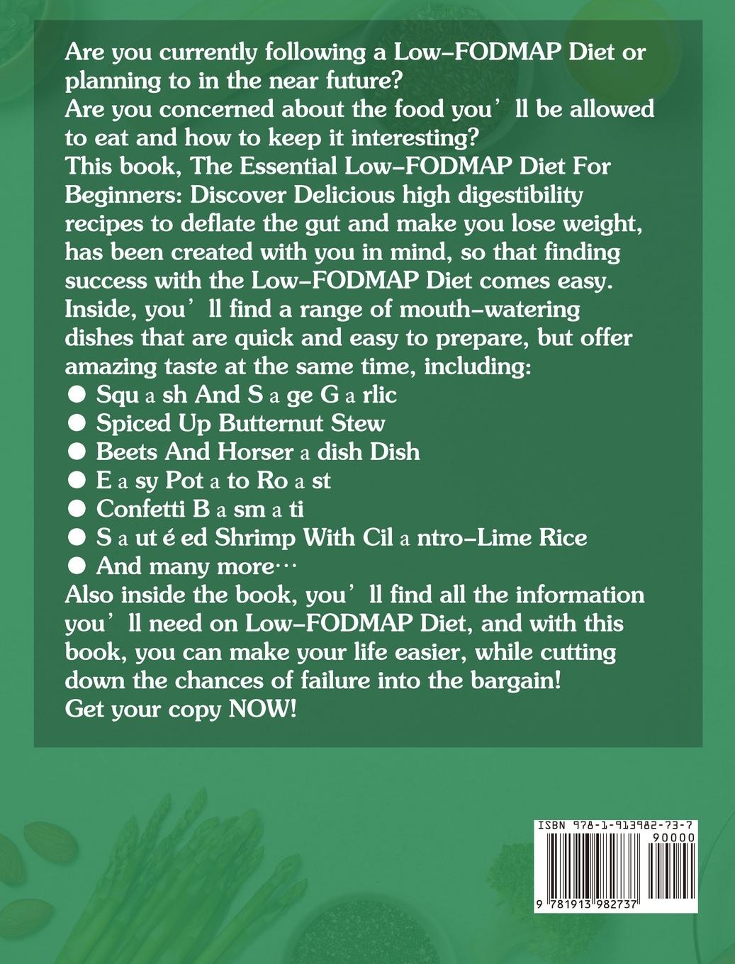 Rückseitencover The Essential Low-FODMAP Diet For Beginners