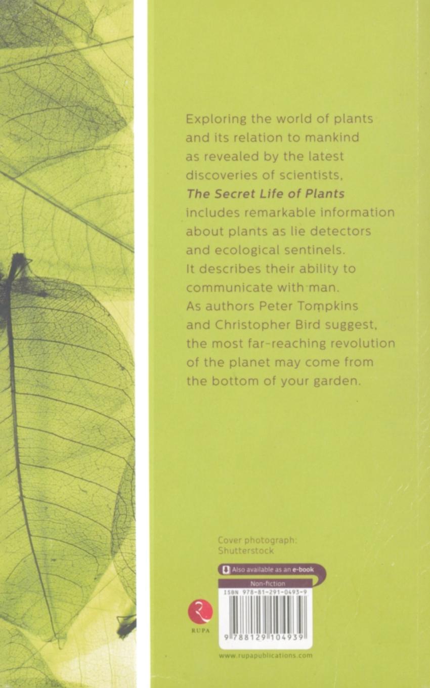 Rückseitencover The Secret Life of Plants