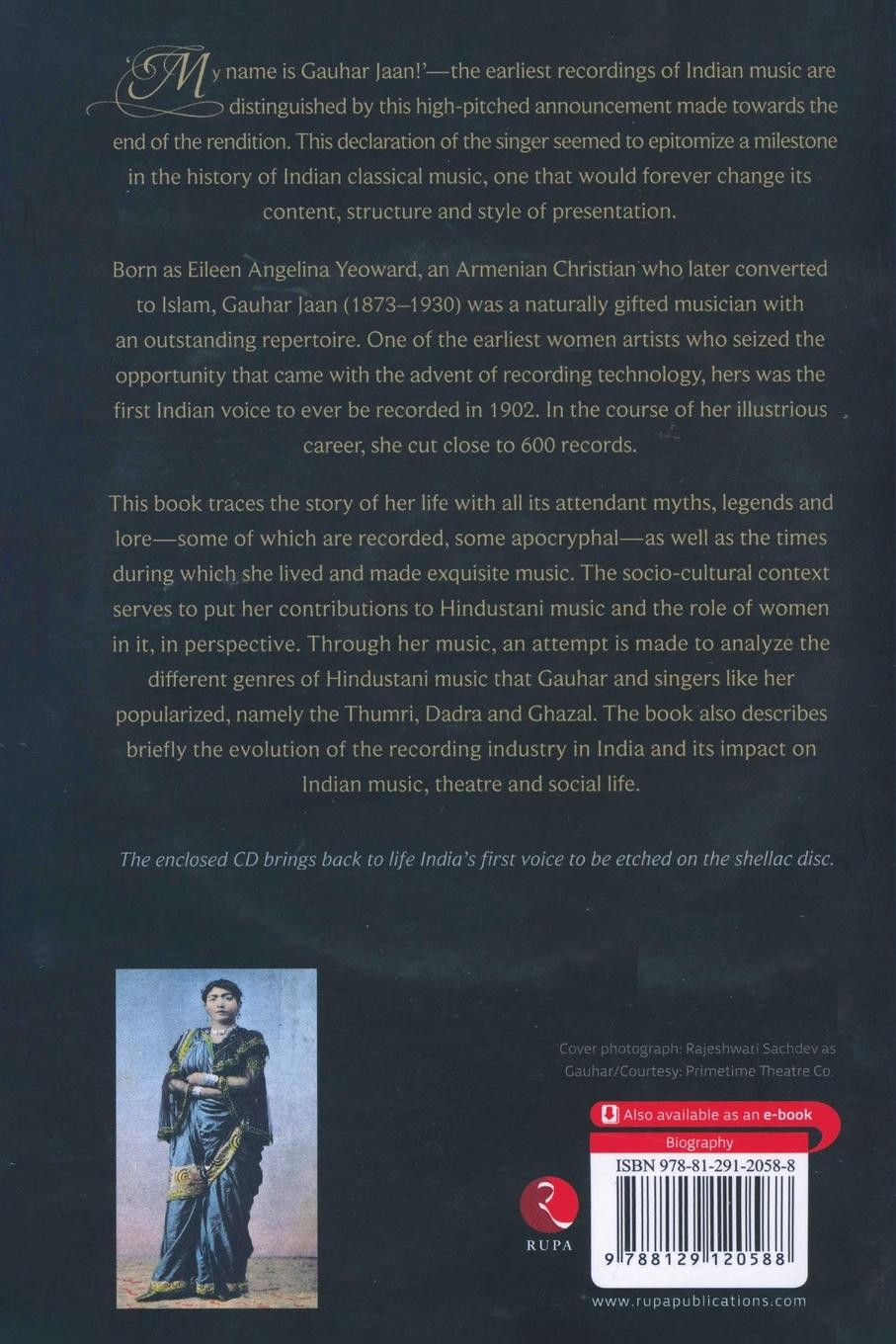 Rückseitencover My Name is Gauhar Jaan