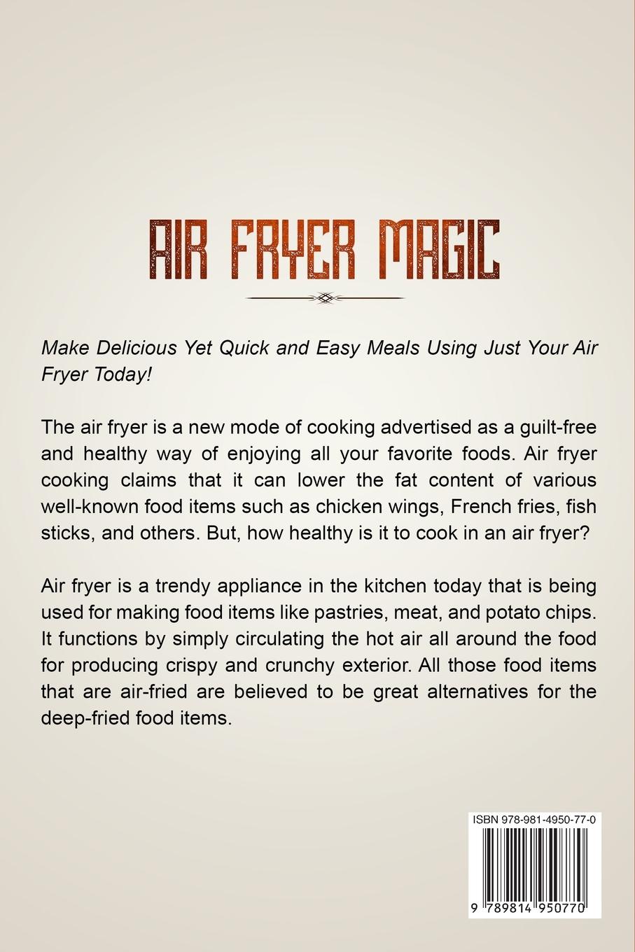 Rückseitencover Air Fryer Cookbook