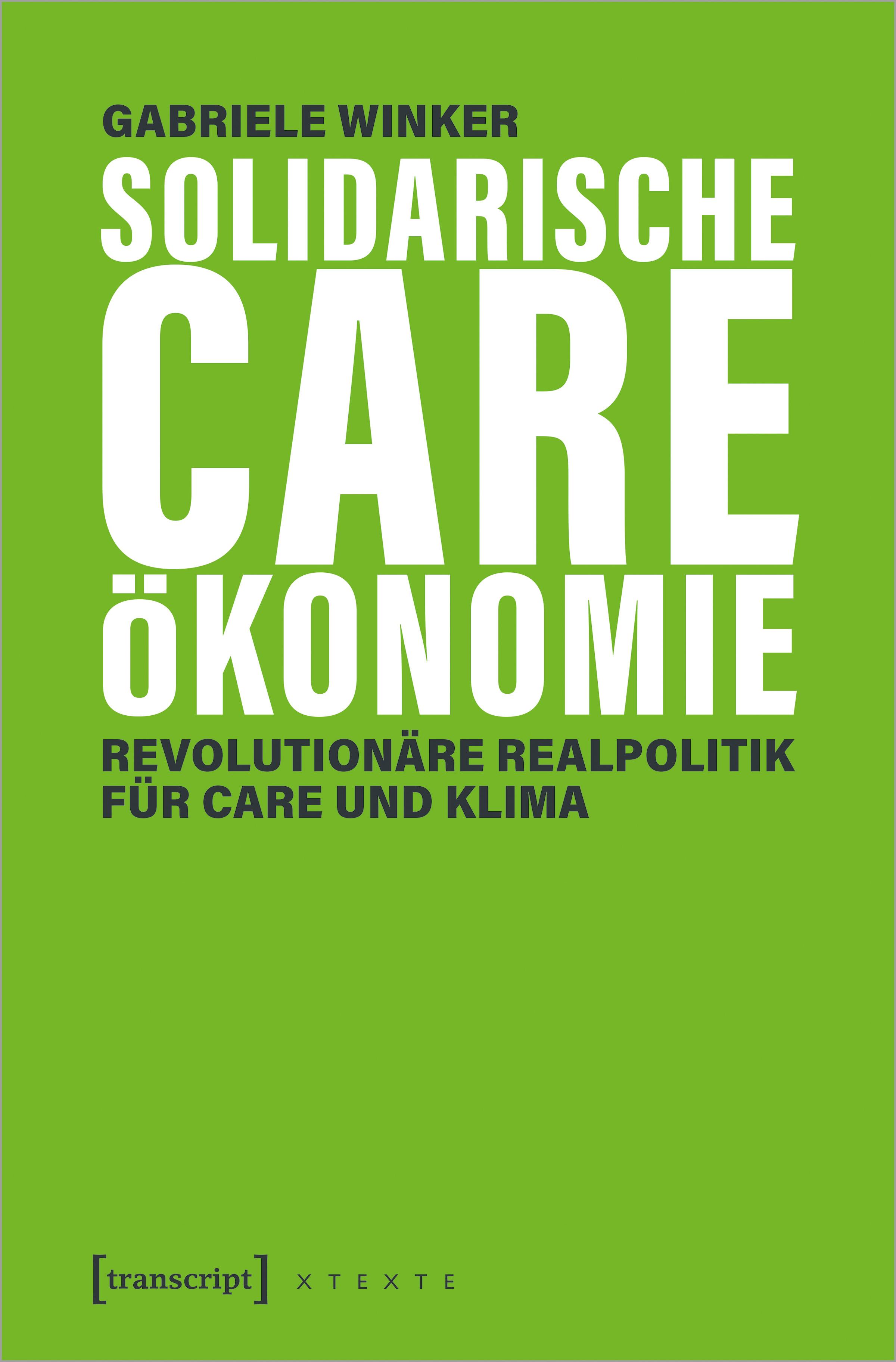Vorderes Coverbild Solidarische Care-Ökonomie