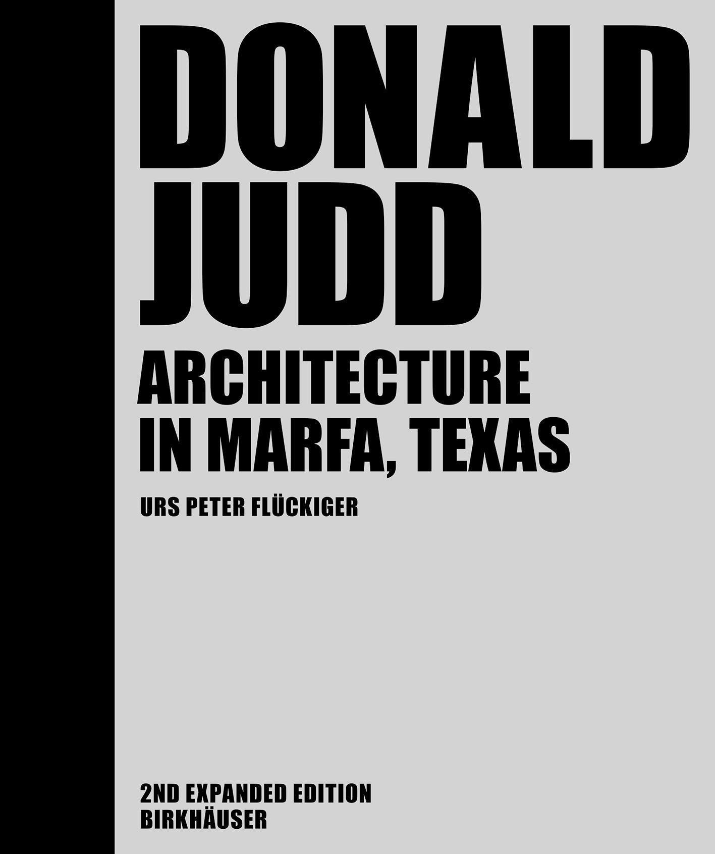 Vorderes Coverbild Donald Judd